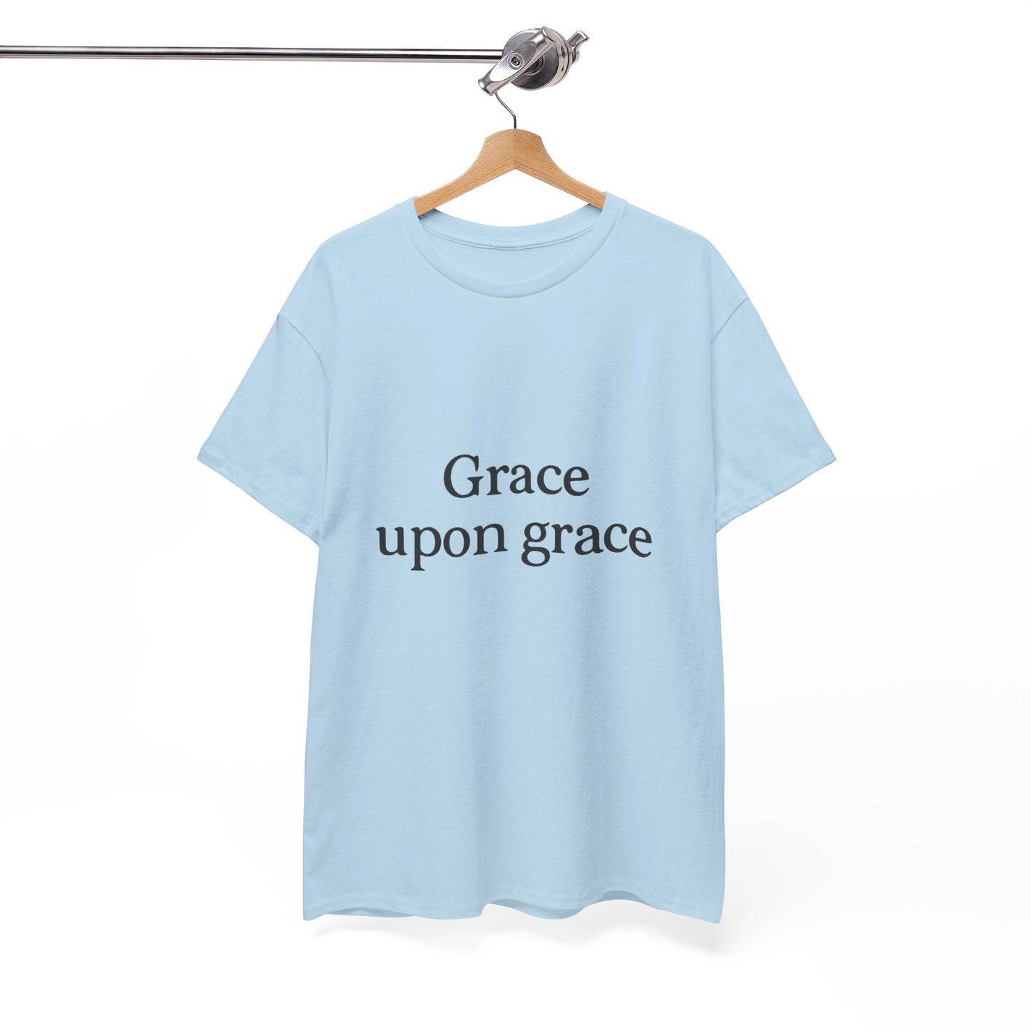 Grace Upon Grace T-Shirt – Elegant Christian Faith Unisex Tee