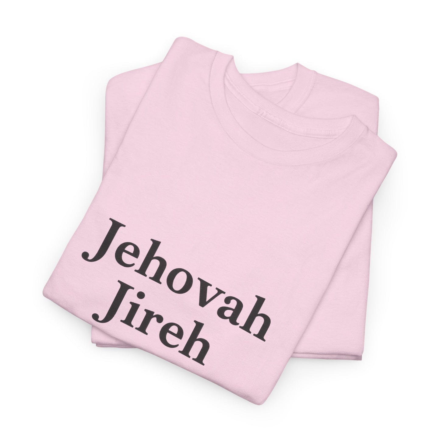 Jehovah Jireh Unisex Heavy Cotton Tee, Inspirational T-Shirt, Faith-Based Apparel, Christian Gift, Everyday Wear