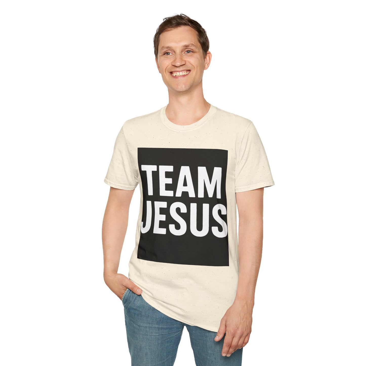 Team Jesus Heavy Cotton Tee | Bold Christian Streetwear
