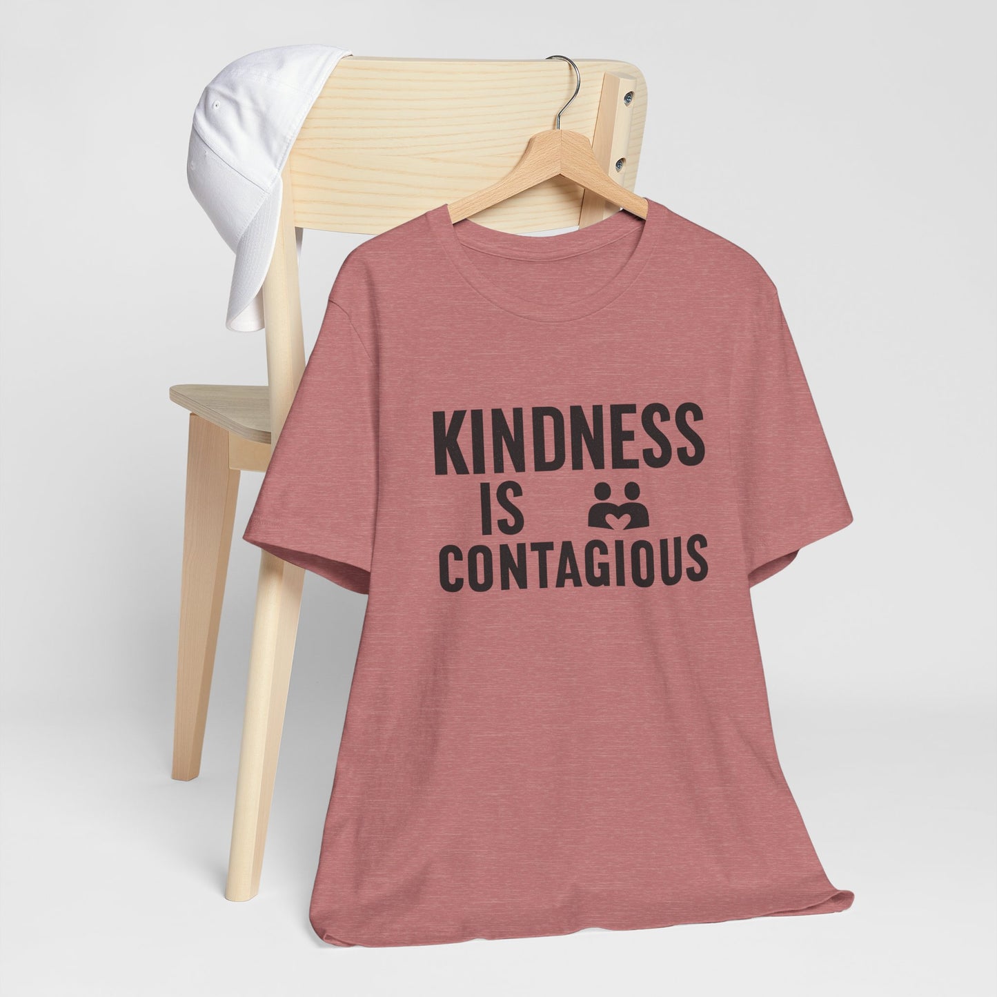 Kindness is Contagious Unisex T-Shirt | Soft Jersey Short Sleeve