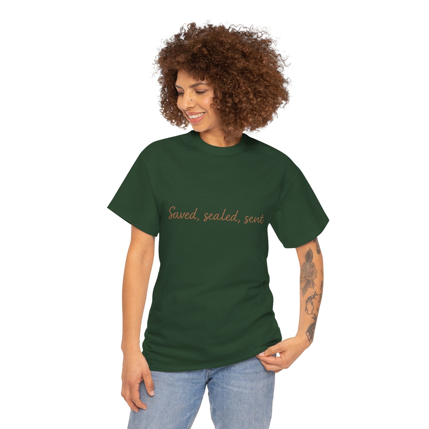Saved. Sealed. Sent. T-Shirt – Bold Christian Mission Unisex Tee