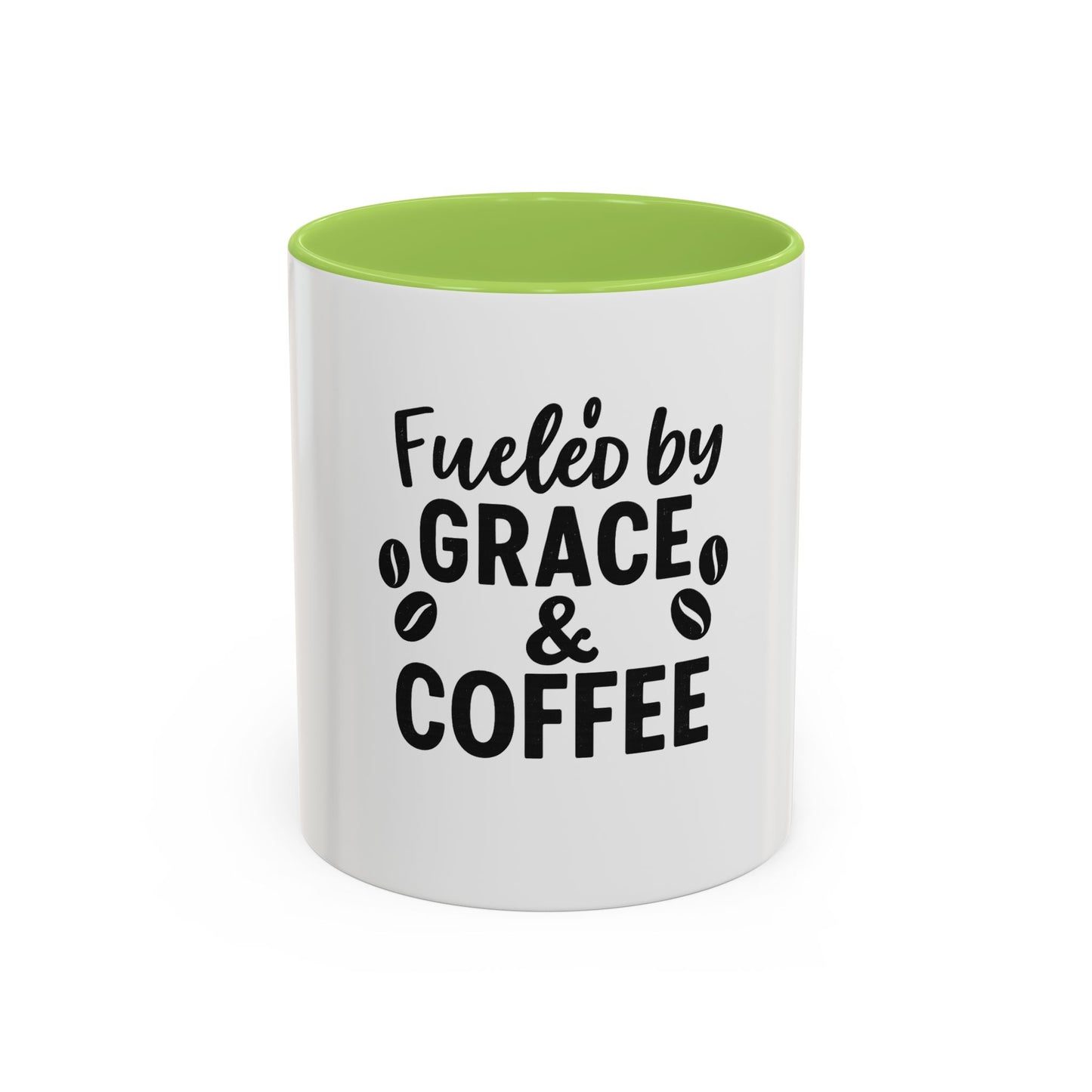 Fueled by Grace & Coffee Mug – Faith & Motivation