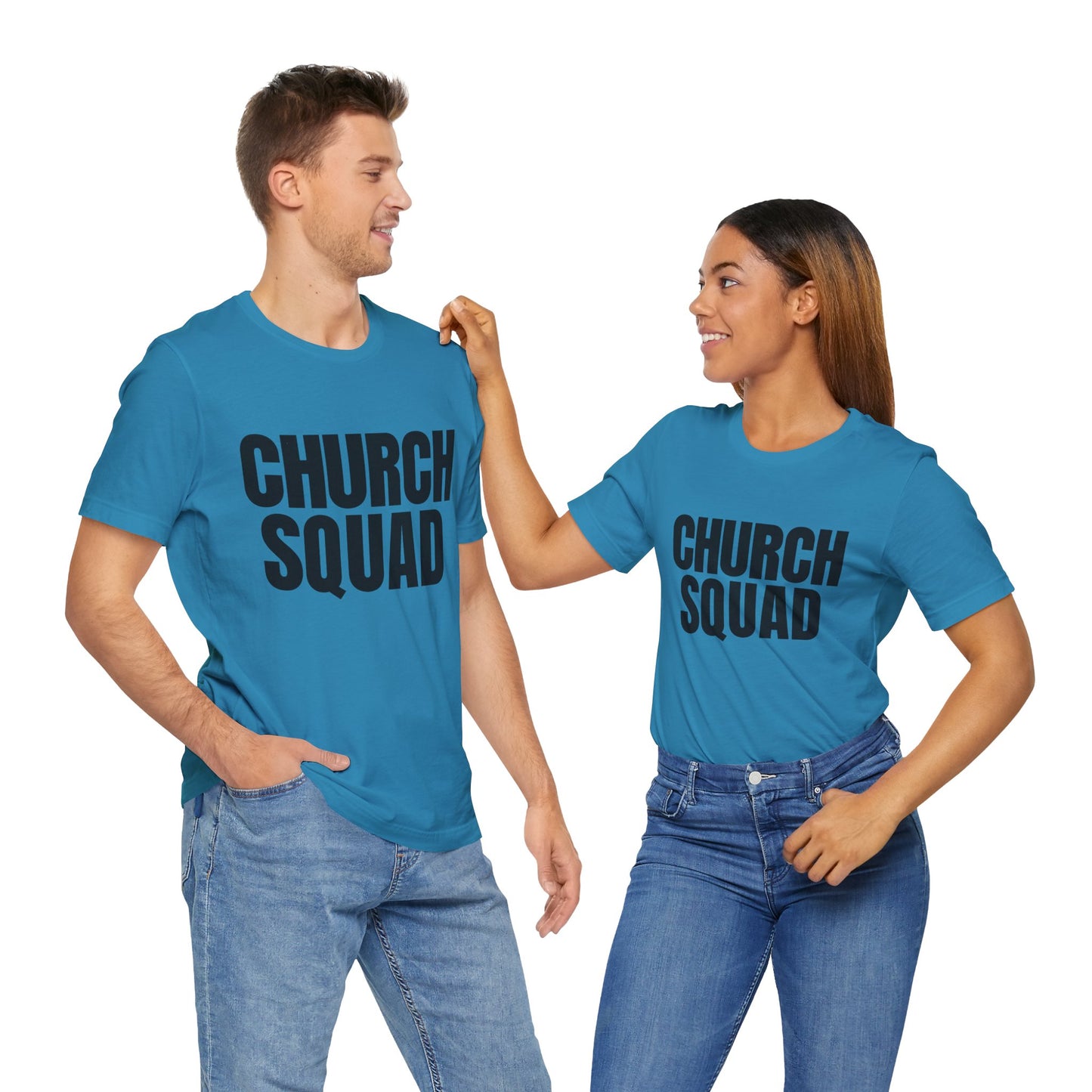 Church Squad Unisex Tee, Christian Apparel, Group Outing Shirt, Faith-Based Gift, Church Events Clothing
