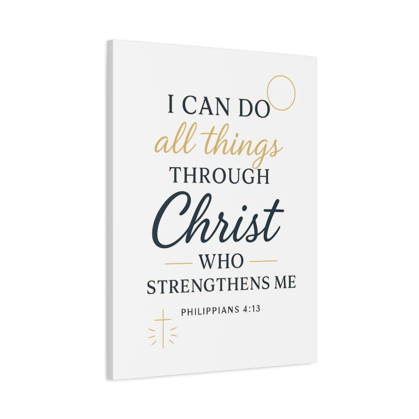 Philippians 4:13 Wall Art | Christian Scripture Home Decor