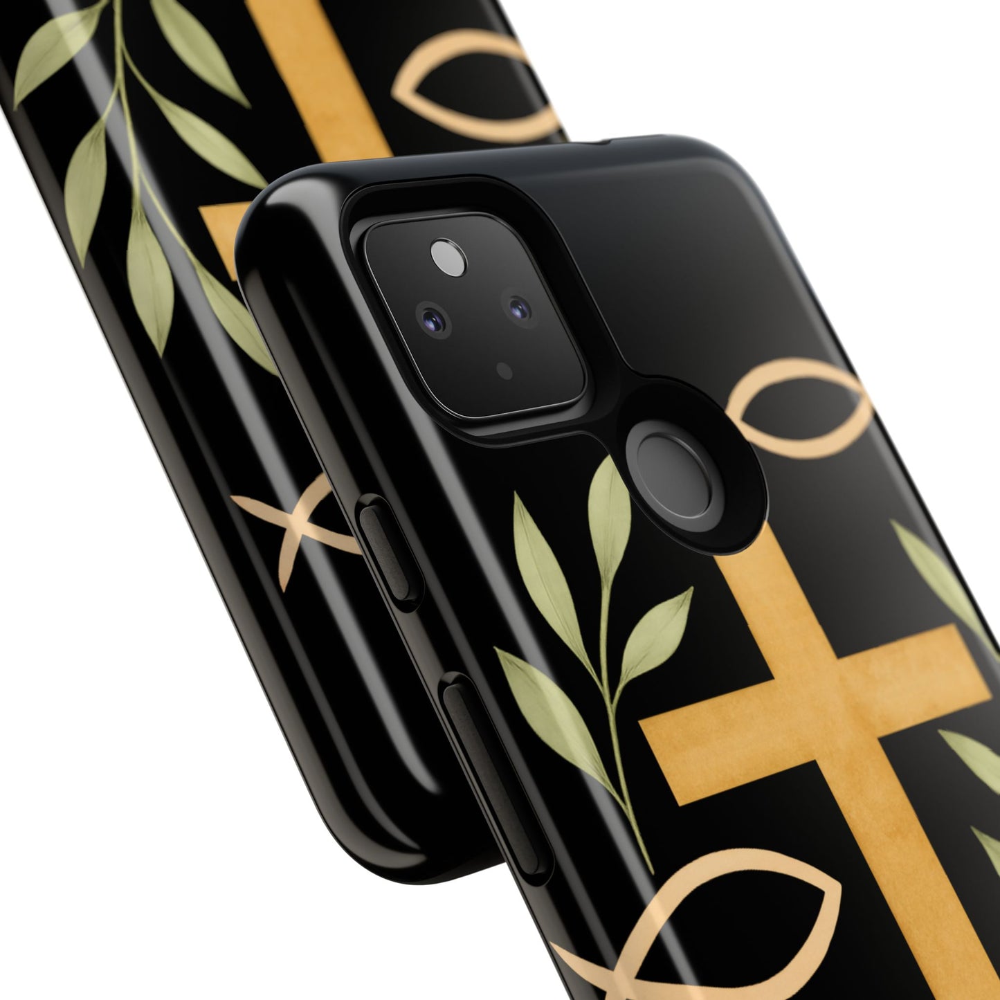 Christian Faith Phone Case with Floral Design