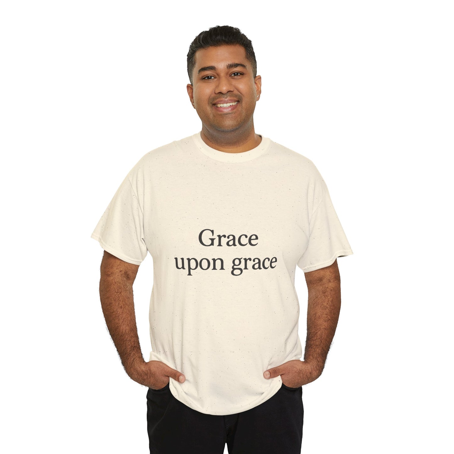 Grace Upon Grace T-Shirt – Elegant Christian Faith Unisex Tee