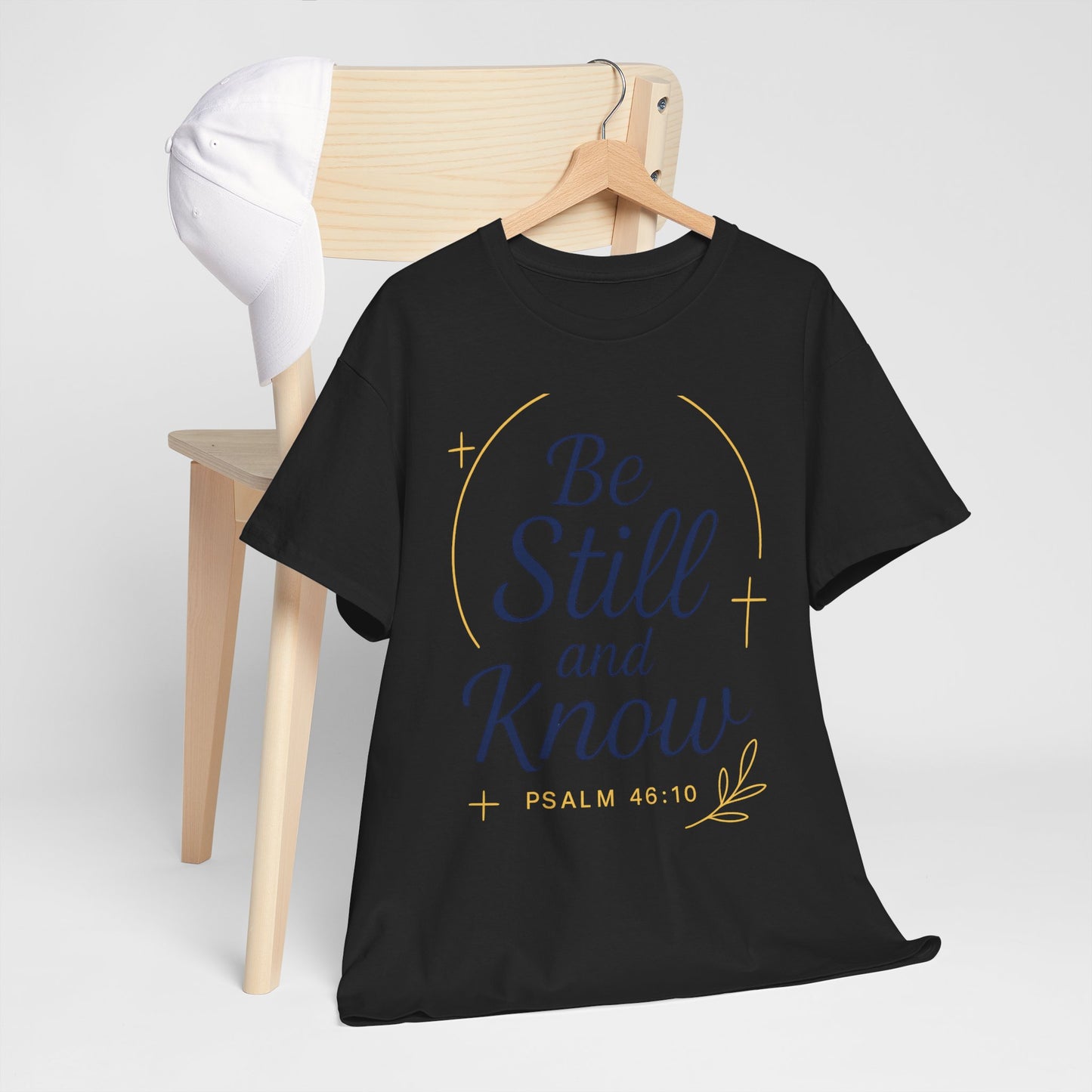 Unisex Heavy Cotton Tee - Be Still and Know Shirt, Inspirational Apparel for Mindfulness, Perfect Gift for Spiritual Gatherings, Bible [...]