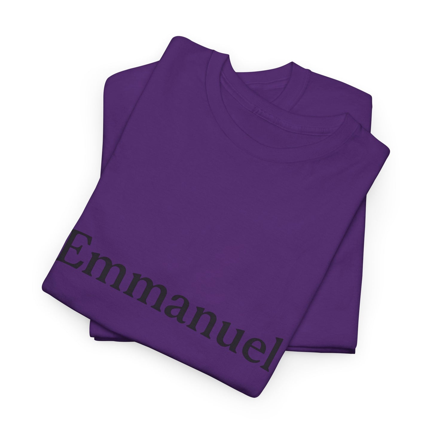 Emmanuel T-Shirt – God With Us Christian Faith Unisex Tee