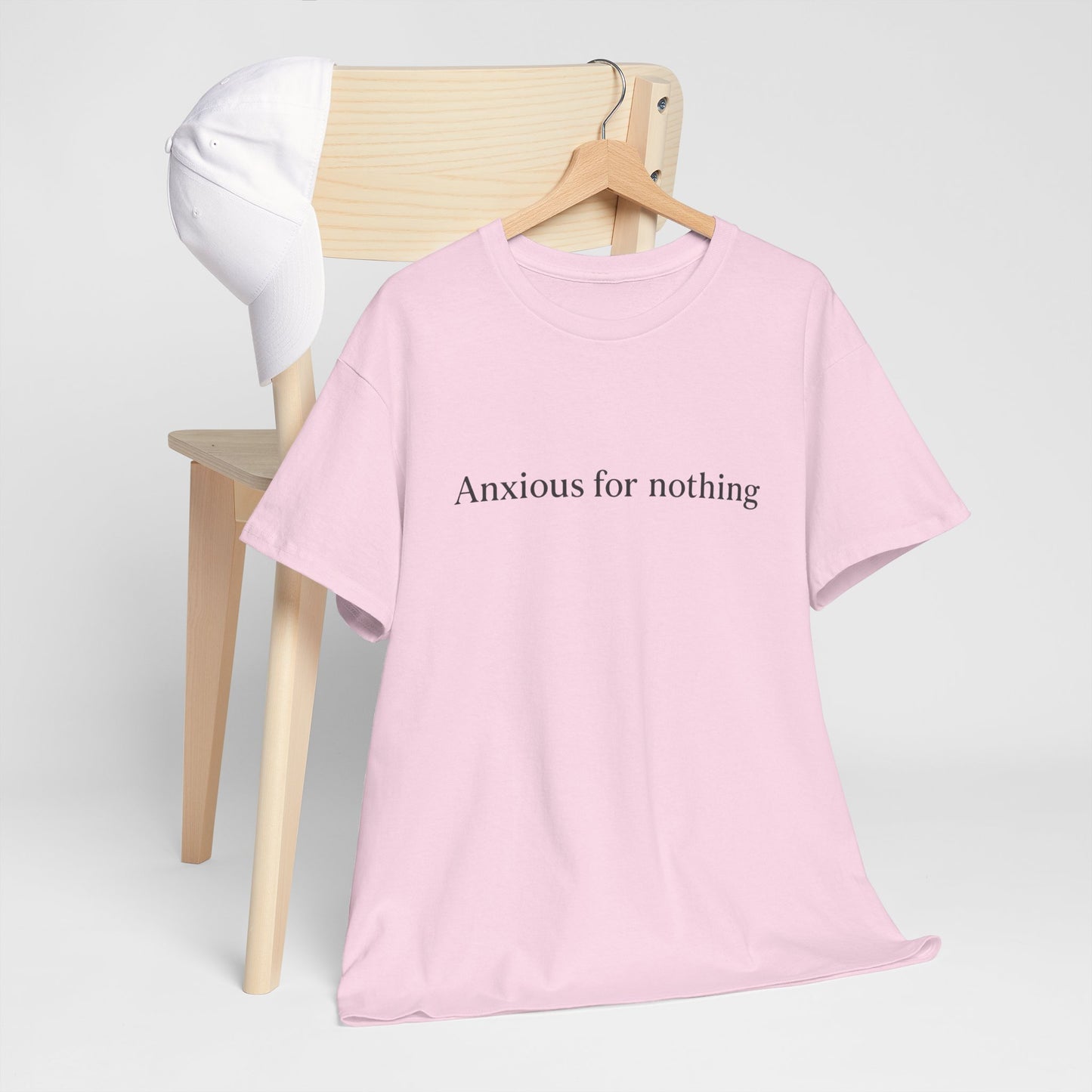 Anxious for Nothing T-Shirt – Philippians 4:6 Christian Unisex Tee