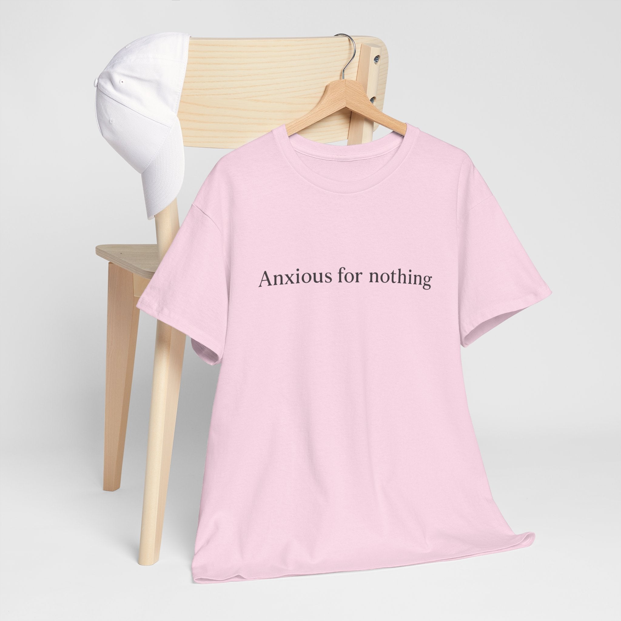 Anxious for Nothing T-Shirt – Philippians 4:6 Christian Unisex Tee
