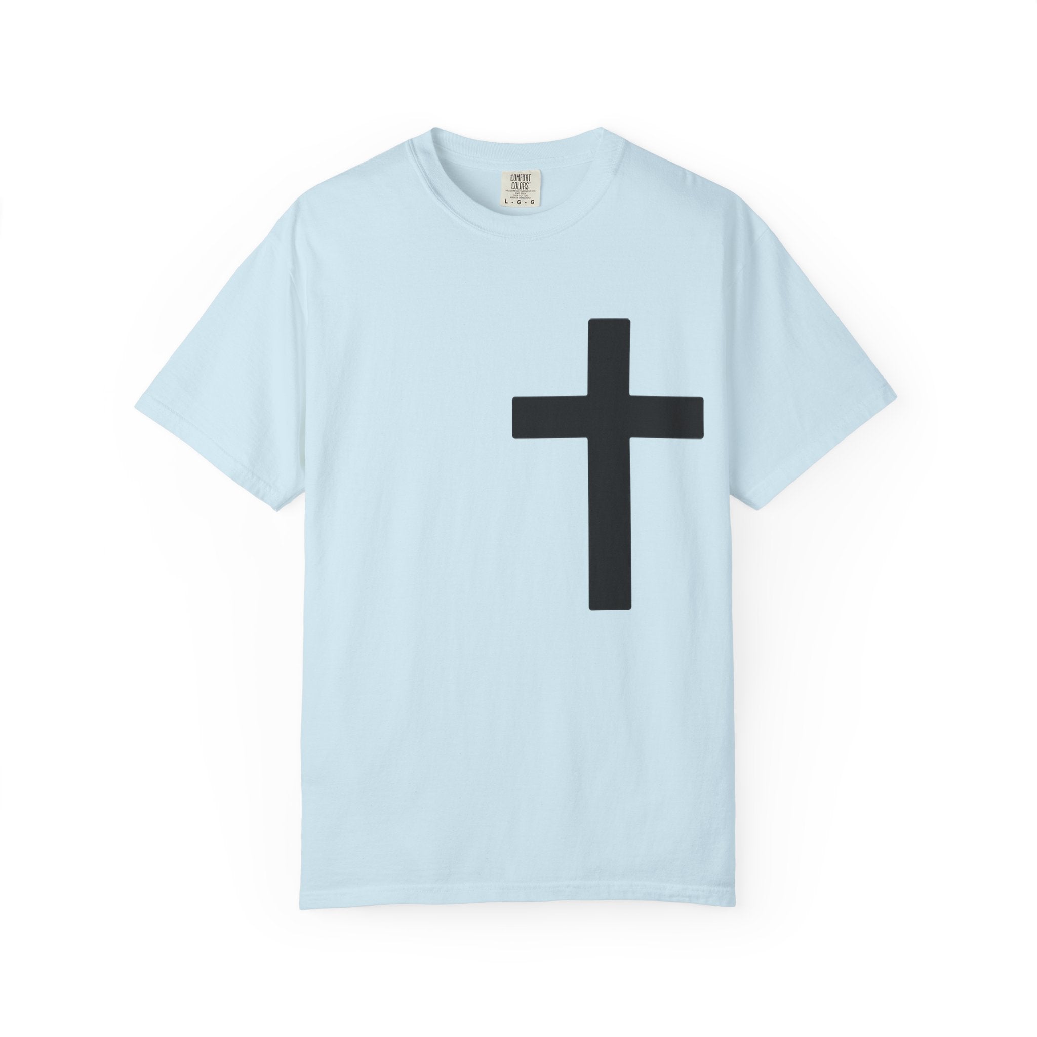 Cross “No Worries God Got Me” Faith Tee – Premium Comfort Colors® Vintage Washed Shirt | Lexad Designs