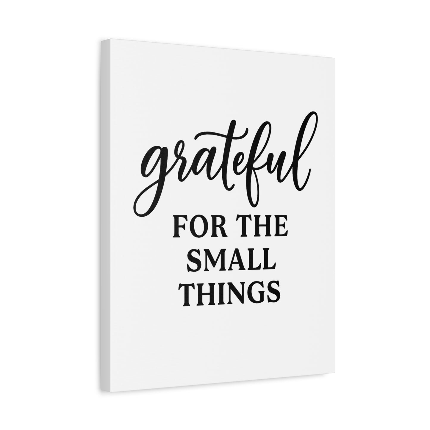 Grateful Wall Art | Inspirational Christian Home Decor-Matte Canvas, Stretched, 1.25"
