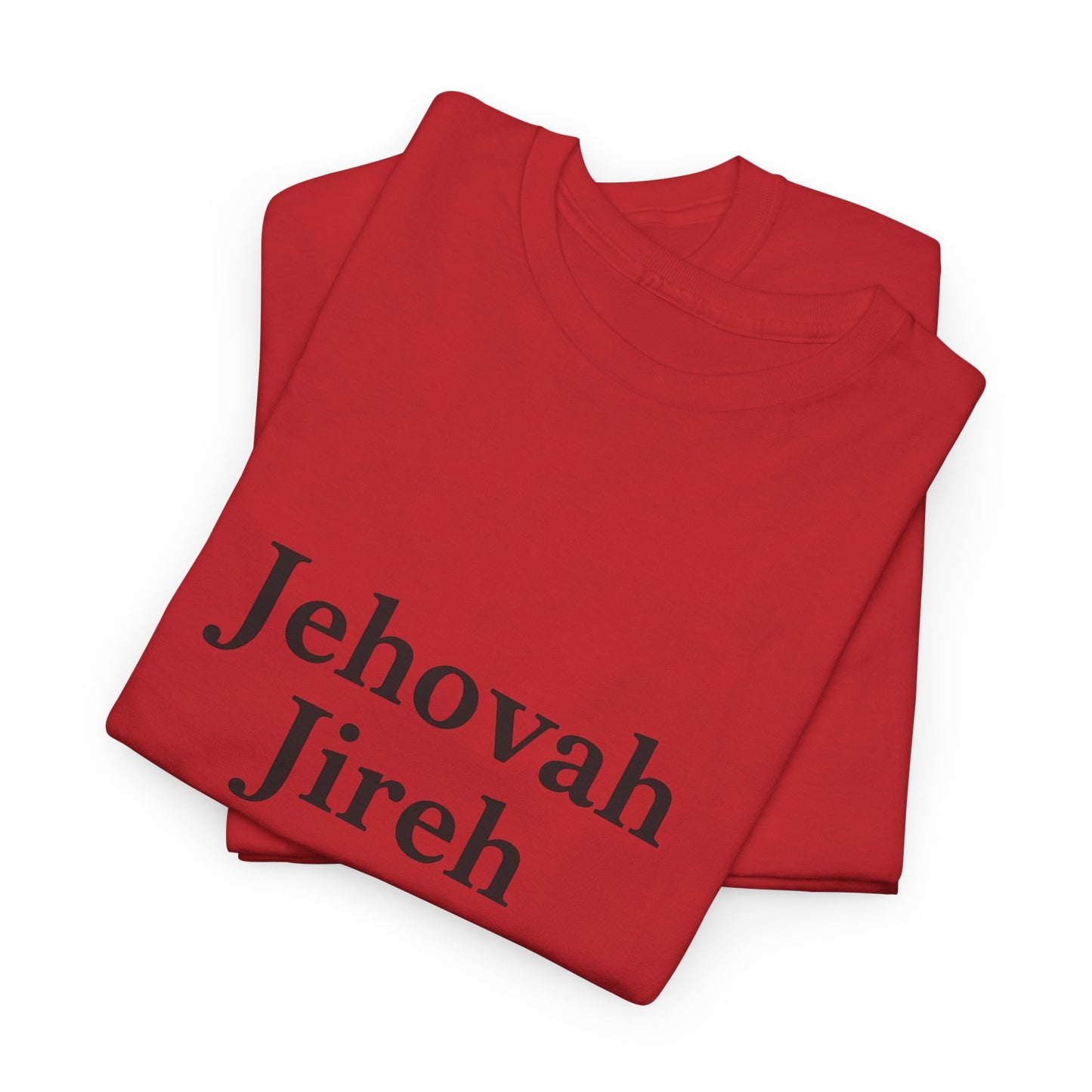 Jehovah Jireh Unisex Heavy Cotton Tee, Inspirational T-Shirt, Faith-Based Apparel, Christian Gift, Everyday Wear