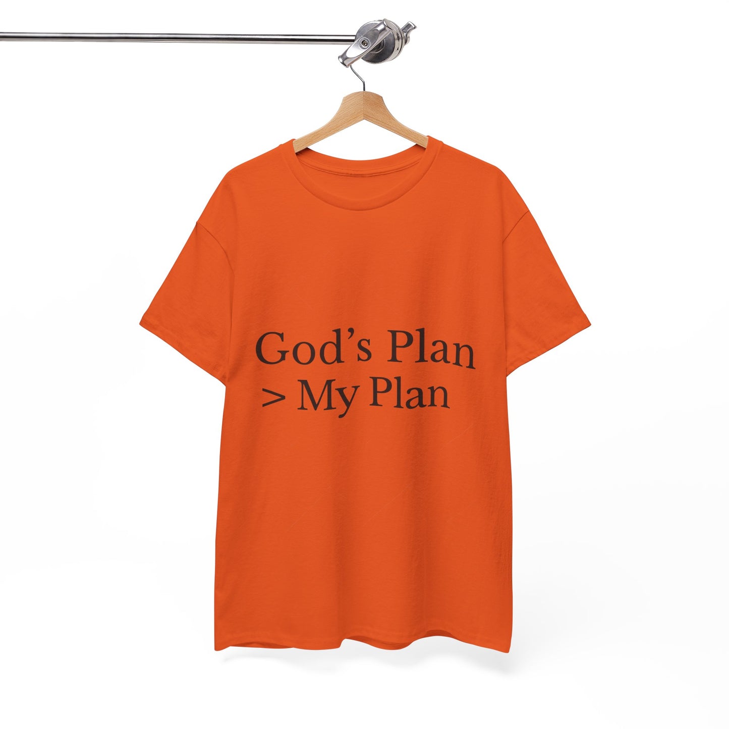God’s Plan > My Plan T-Shirt – Christian Faith Unisex Tee