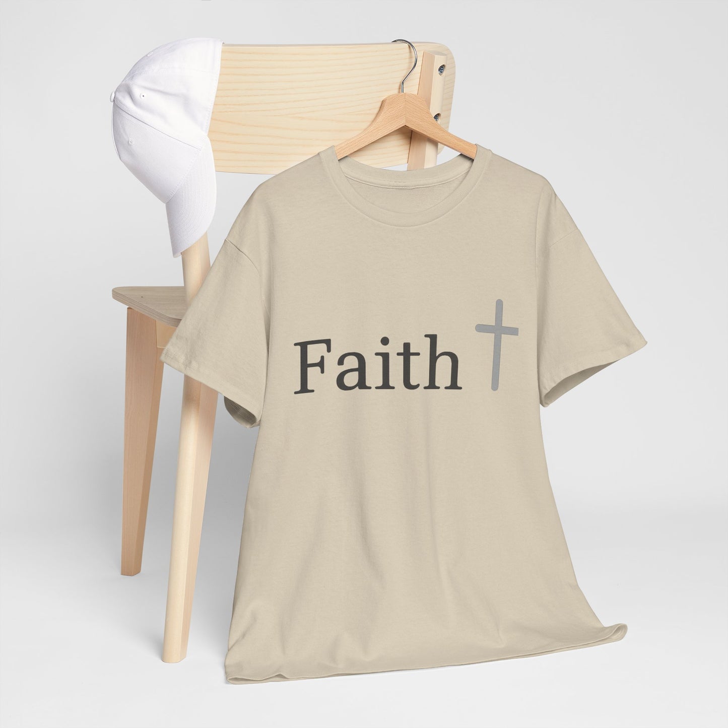 Faith T-Shirt – Christian Unisex Tee with Bold Spiritual Message