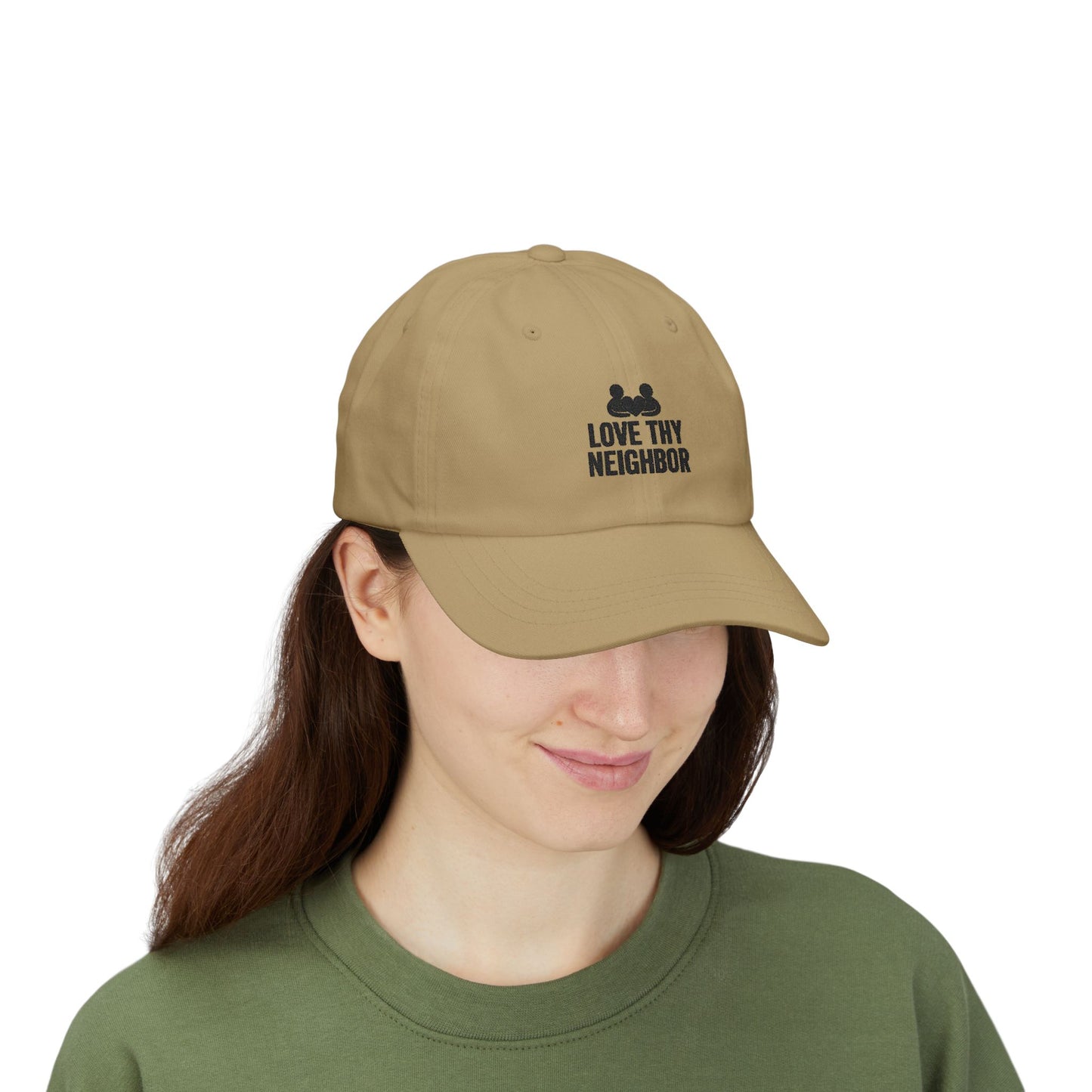 Love Thy Neighbor Dad Hat | Classic Adjustable Cap | Faith Apparel