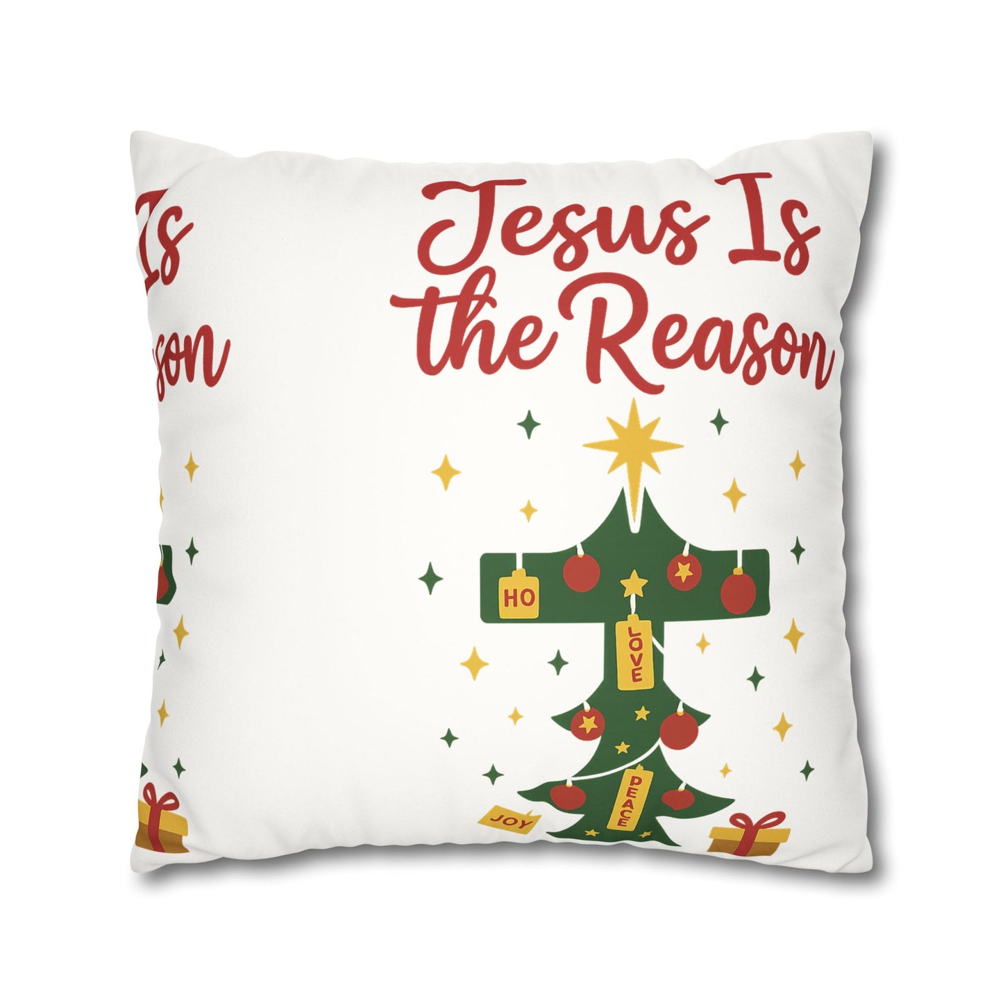 Christmas Decorative Pillowcase - Jesus Is the Reason