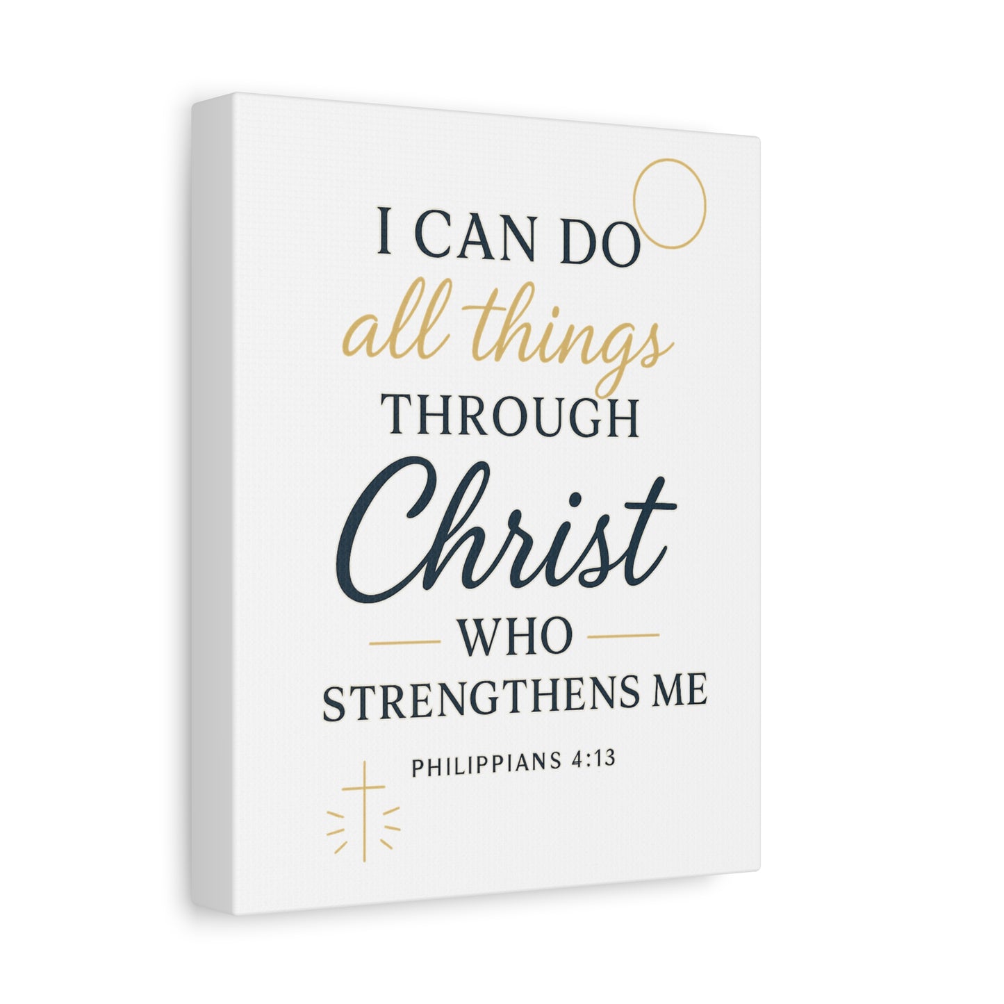 Philippians 4:13 Wall Art | Christian Scripture Home Decor