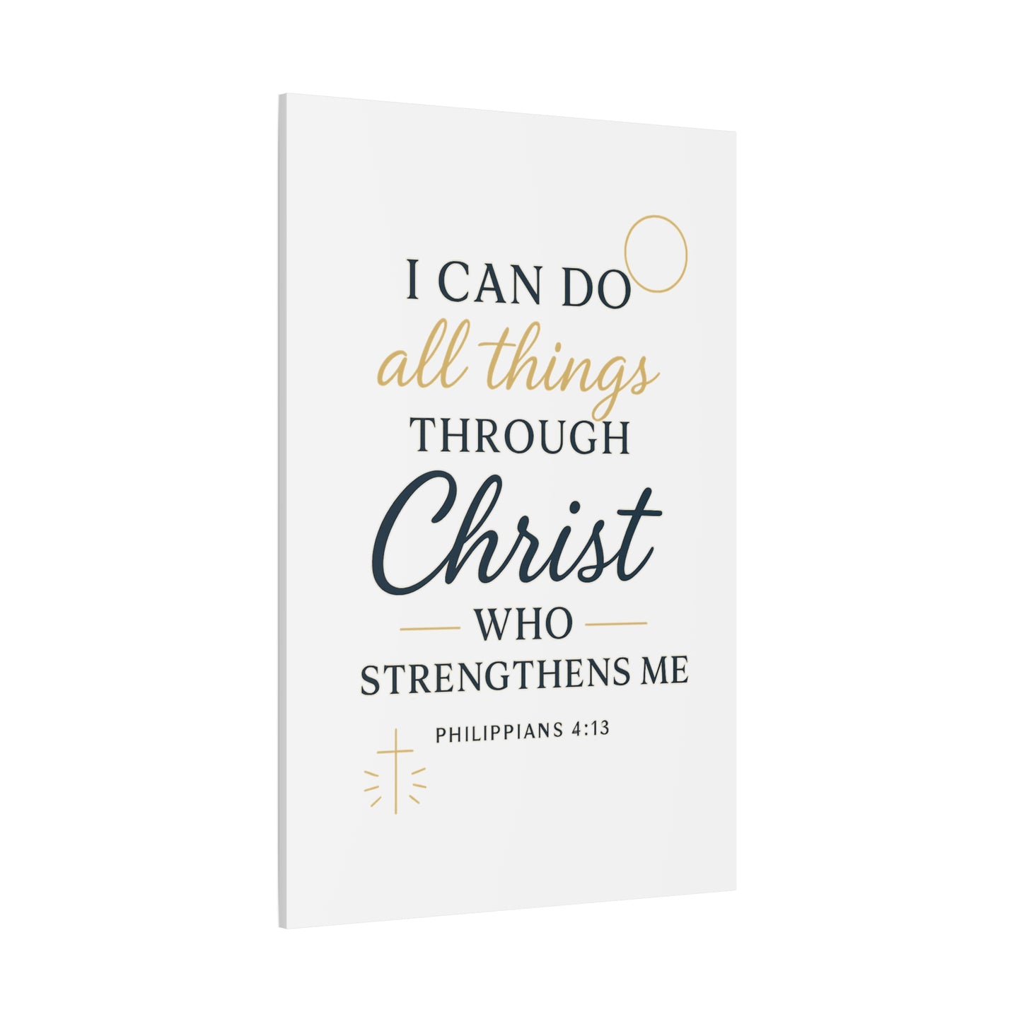Philippians 4:13 Wall Art | Christian Scripture Home Decor