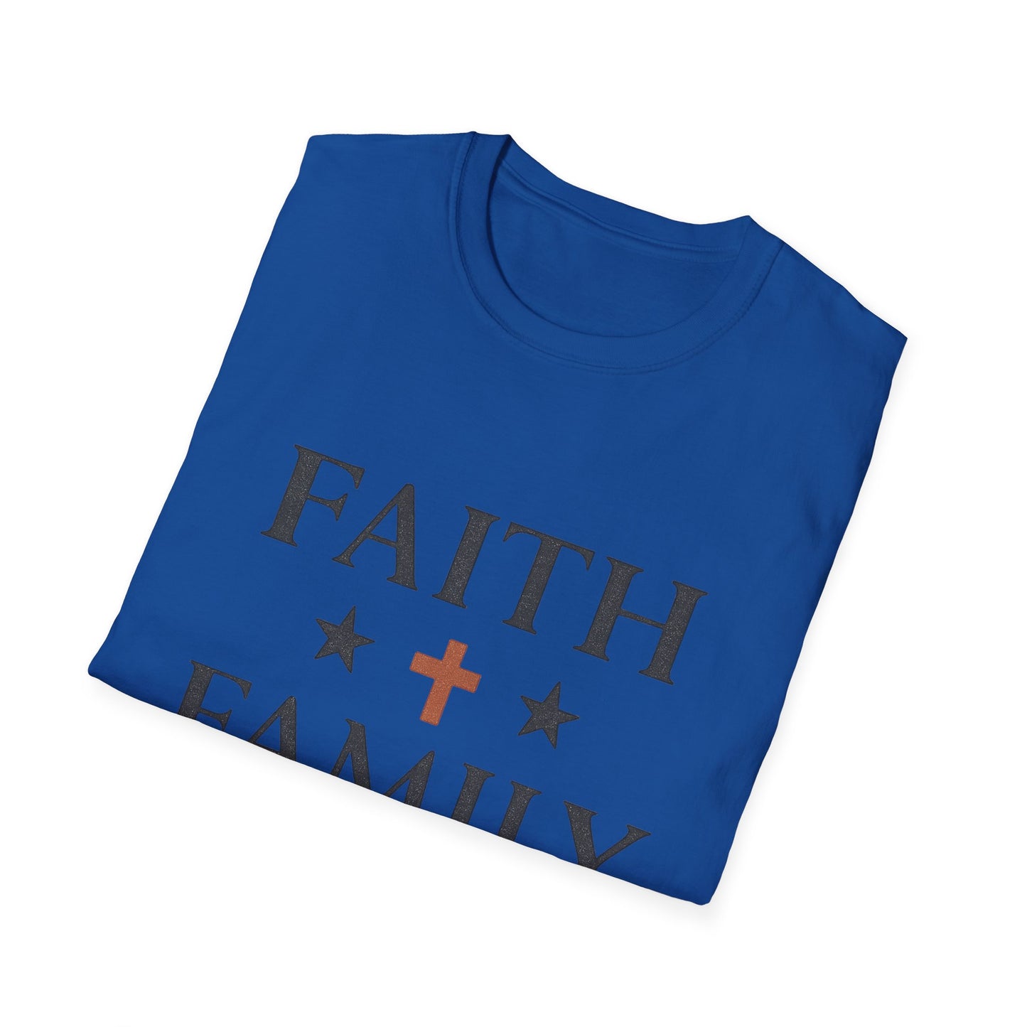 Faith Family Freedom Unisex T-Shirt | Soft Style Tee | Patriotic