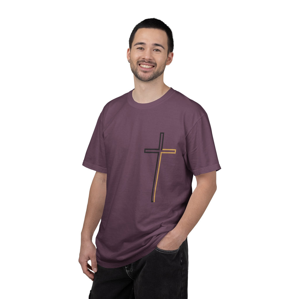 Christian Cross T-Shirt — “There Is Power in the Name of Jesus” Faith Tee | Premium Inspirational Shirt by Lexad Designs