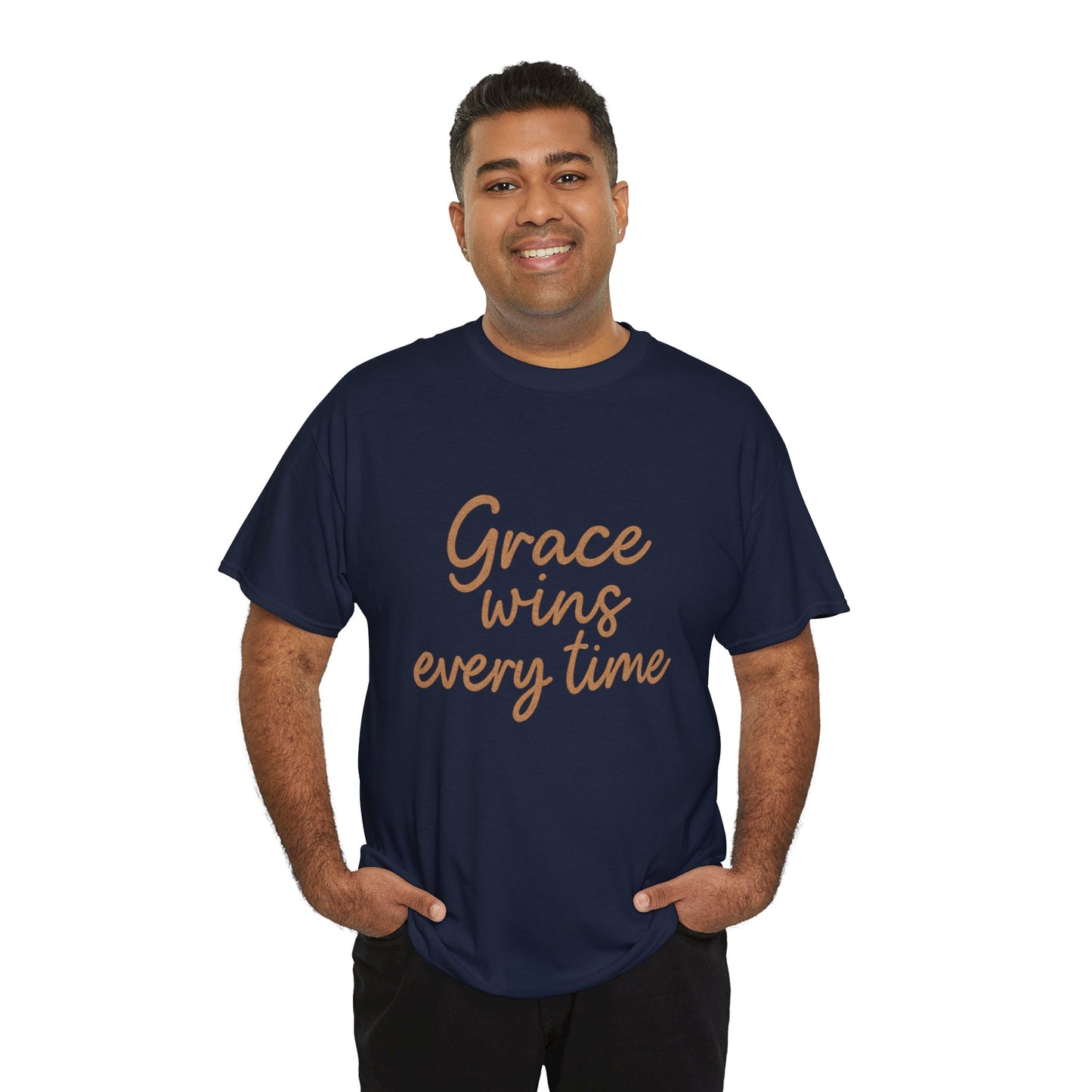 Grace Wins Every Time T-Shirt – Inspirational Christian Unisex Tee