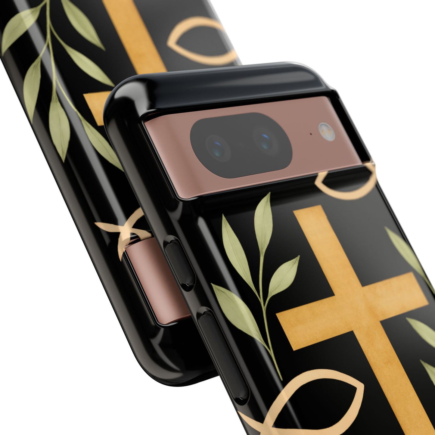 Christian Faith Phone Case with Floral Design