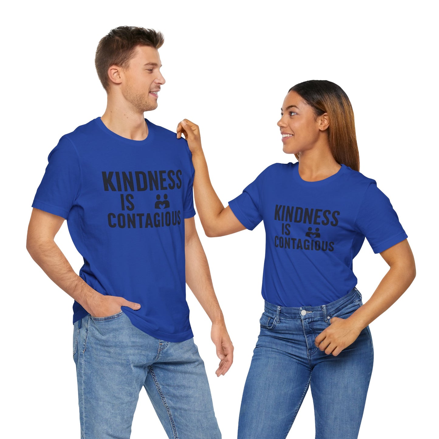Kindness is Contagious Unisex T-Shirt | Soft Jersey Short Sleeve