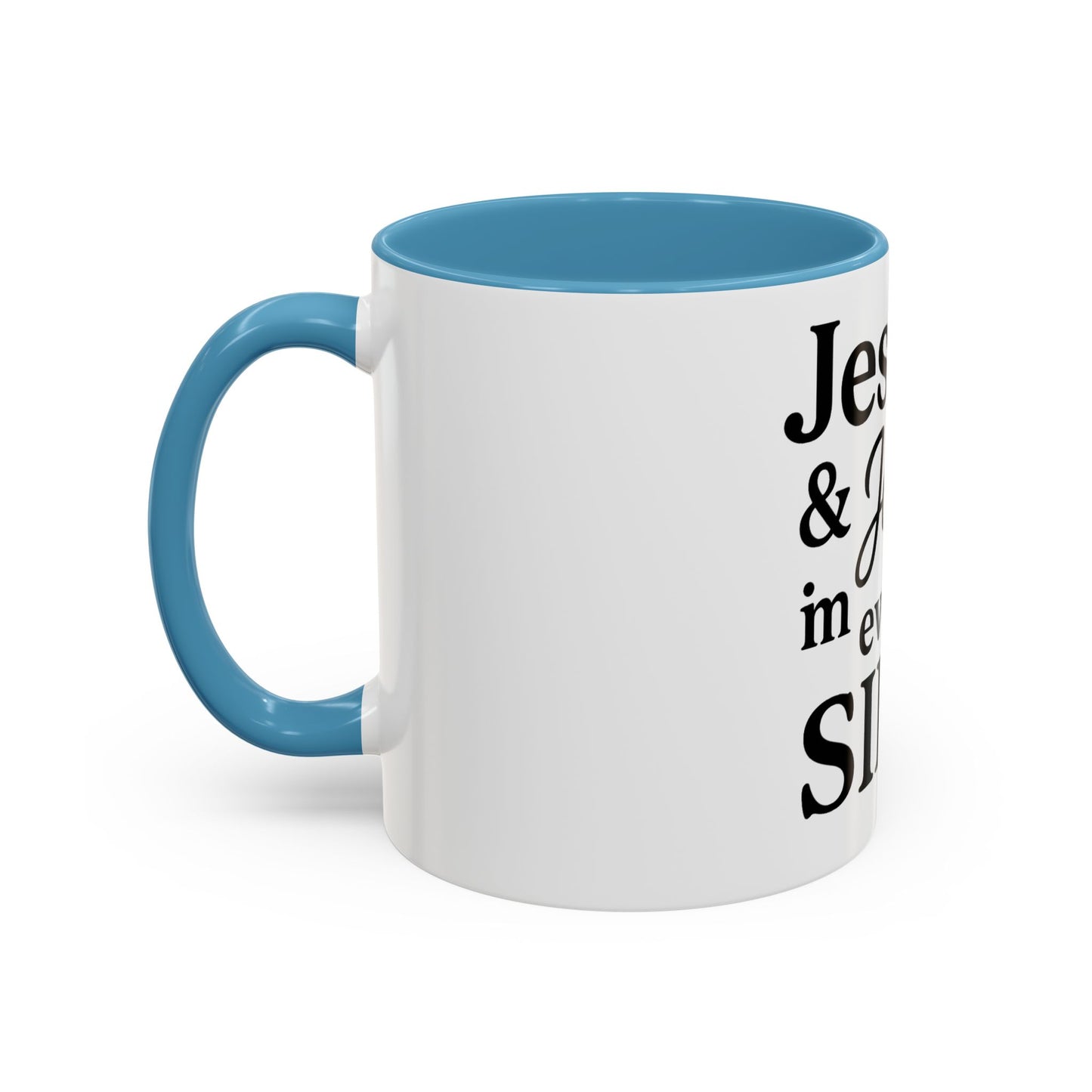 Jesus & Joy in Every Sip Christian Mug – Inspirational Faith Drinkware
