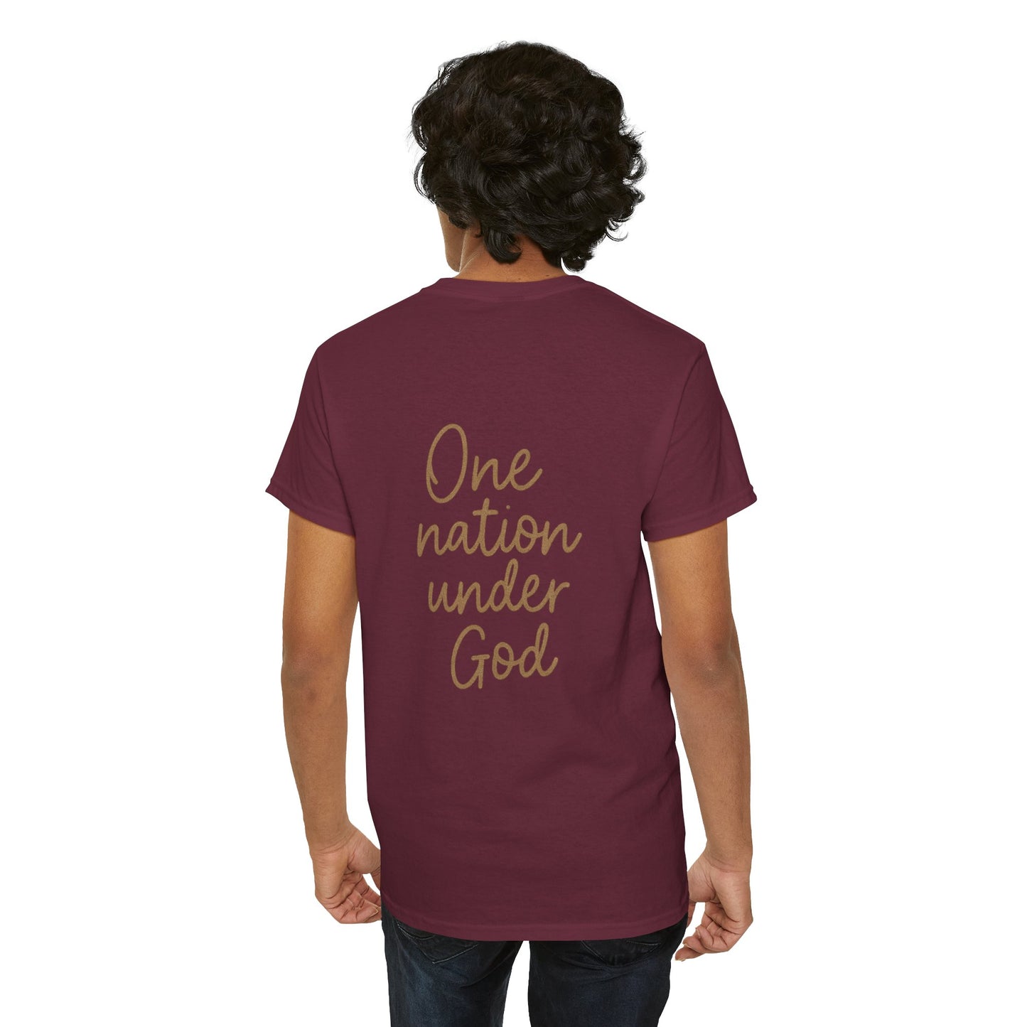 One Nation Under God T-Shirt – Patriotic Christian Unisex Tee