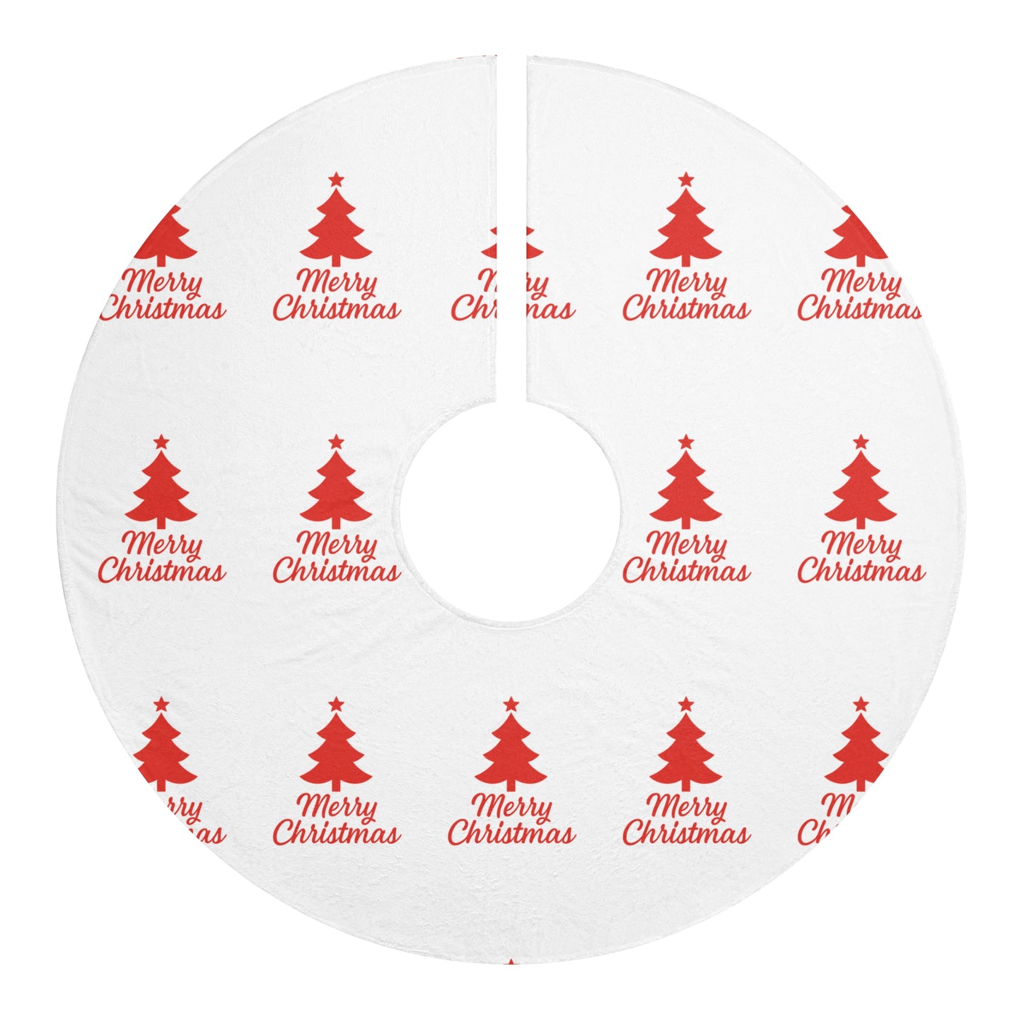 Merry Christmas Tree Skirt - Festive Holiday Decor