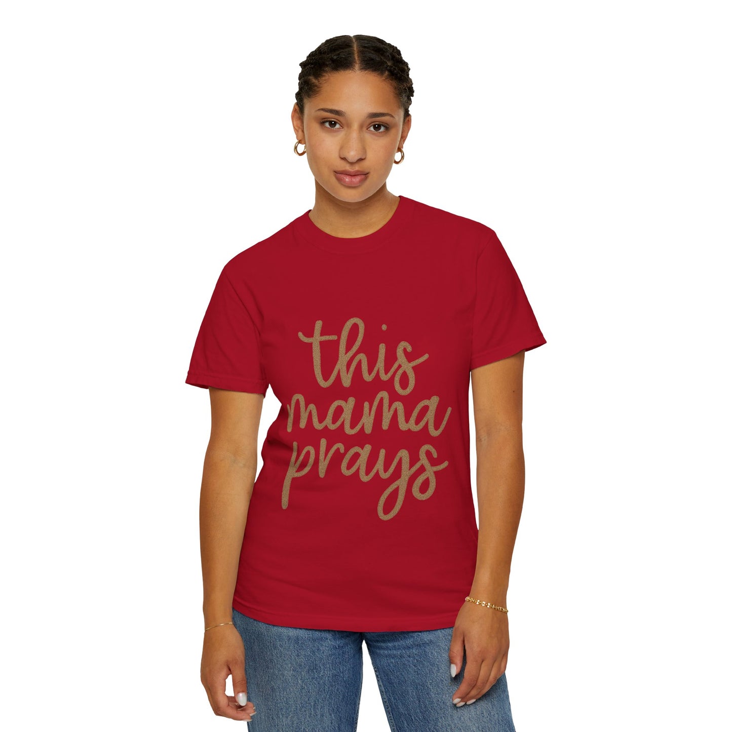 Mama Prays T-Shirt – Faith & Family Christian Unisex Tee