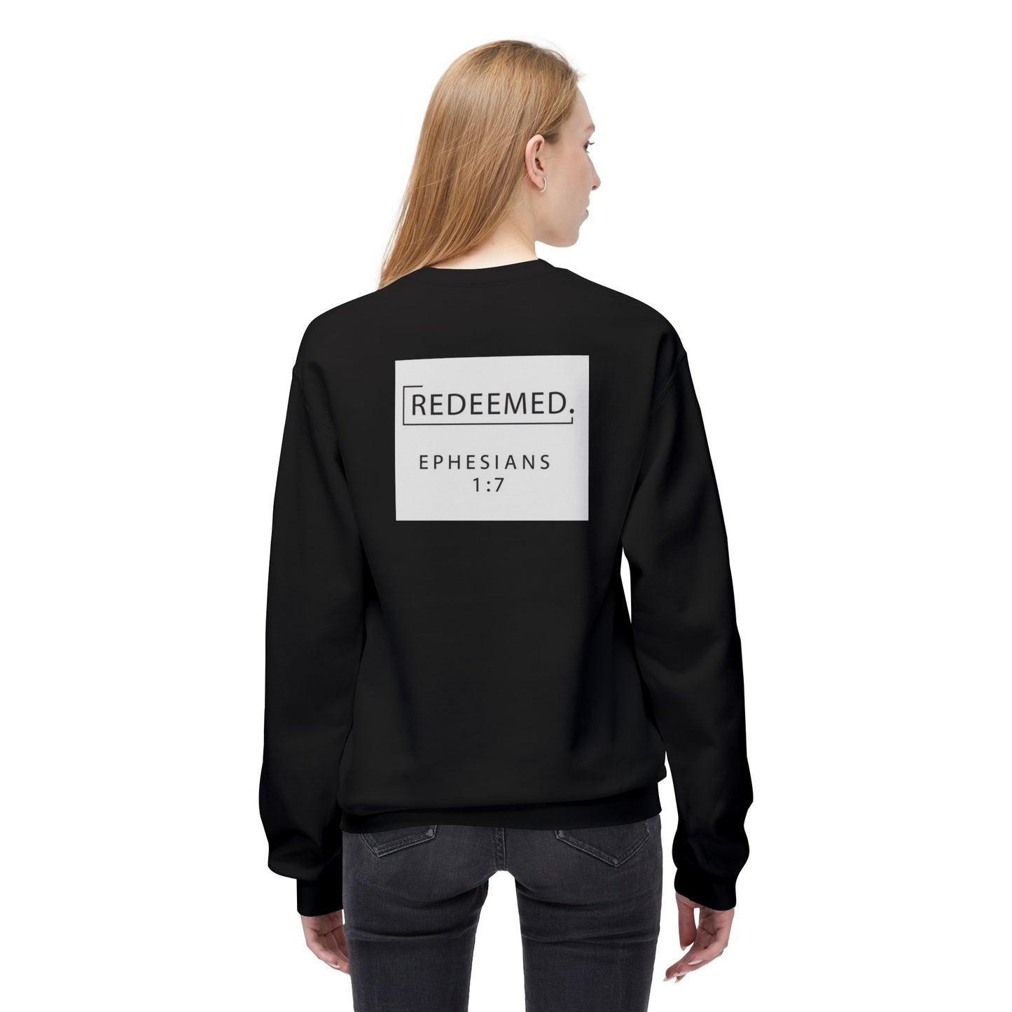 “Redemed” Crewneck Sweatshirt – Unisex Christian Apparel