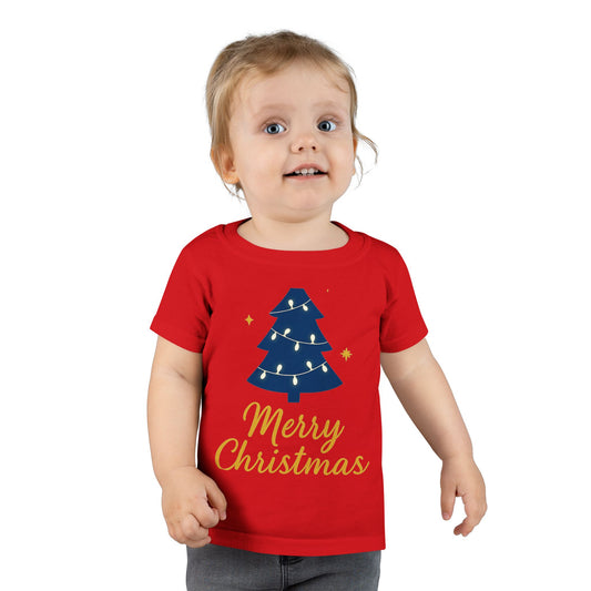 Merry Christmas Toddler T-Shirt – Christian Holiday Tee for Little Ones