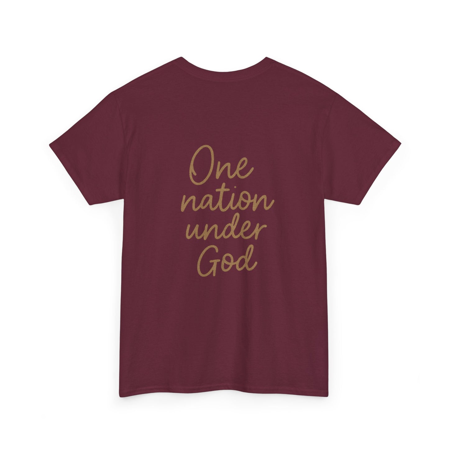 One Nation Under God T-Shirt – Patriotic Christian Unisex Tee