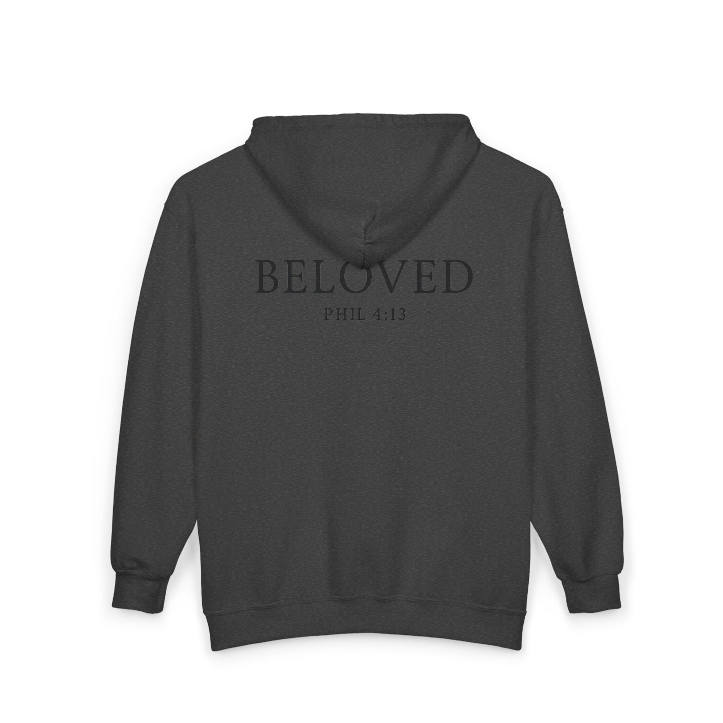 Beloved Phil 4:13 Full Zip Hoodie | Unisex Heavy Blend Sweatshirt
