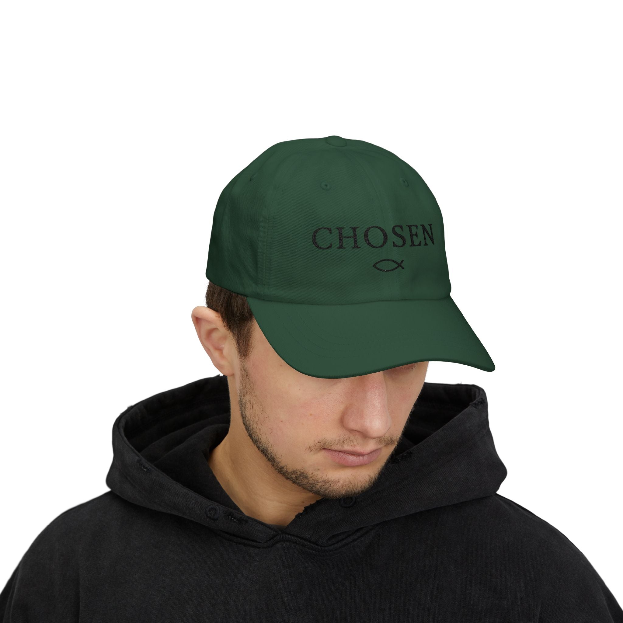 Chosen Classic Dad Cap | Unisex Christian Baseball Hat | Adjustable Faith Apparel Accessory