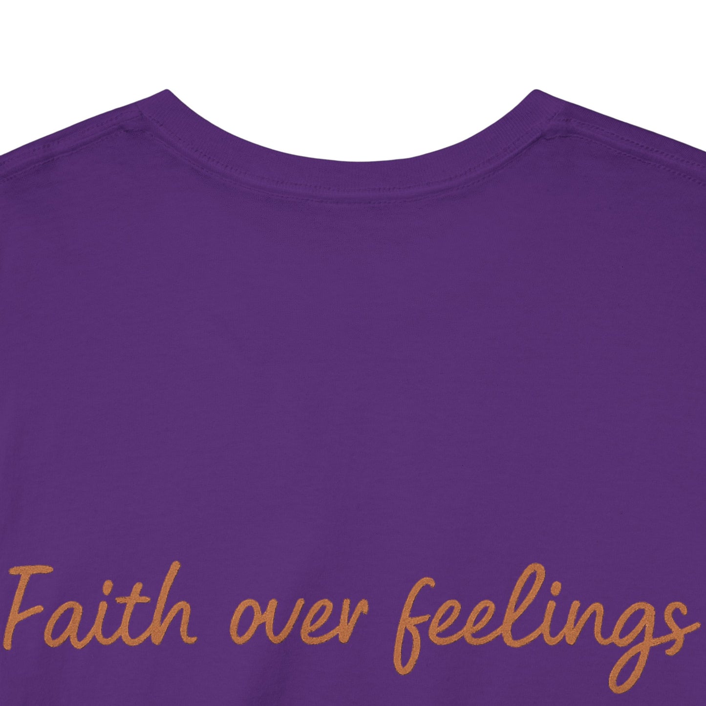 Faith Over Feelings T-Shirt – Bold Christian Unisex Tee
