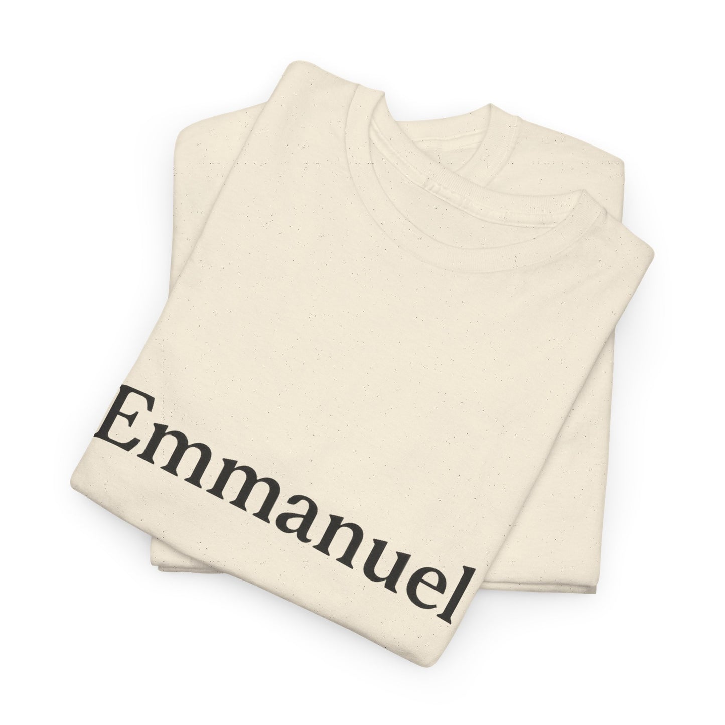 Emmanuel T-Shirt – God With Us Christian Faith Unisex Tee