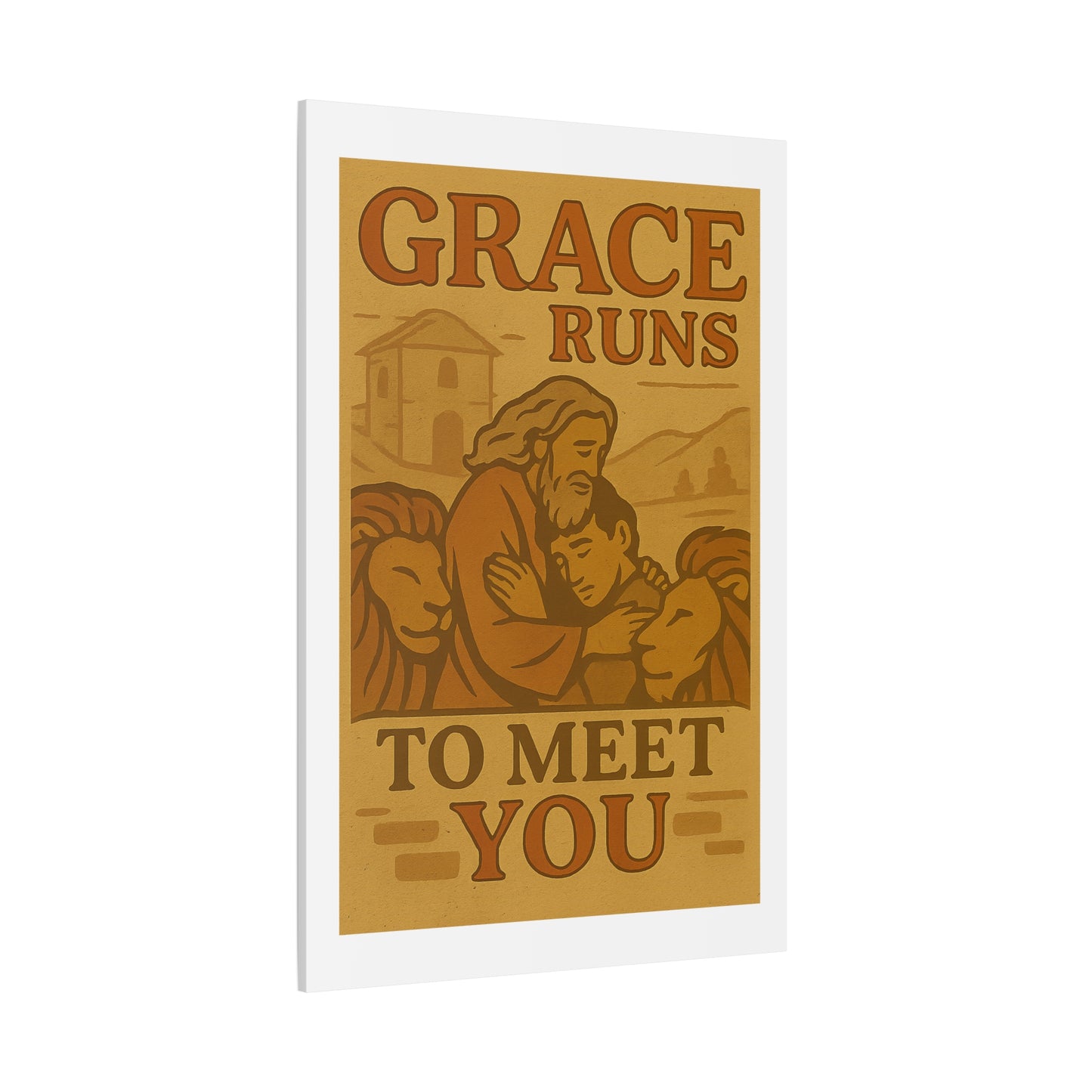 The Prodigal Son Wall Art | Vintage Christian Poster – Redemption & Grace Illustration.