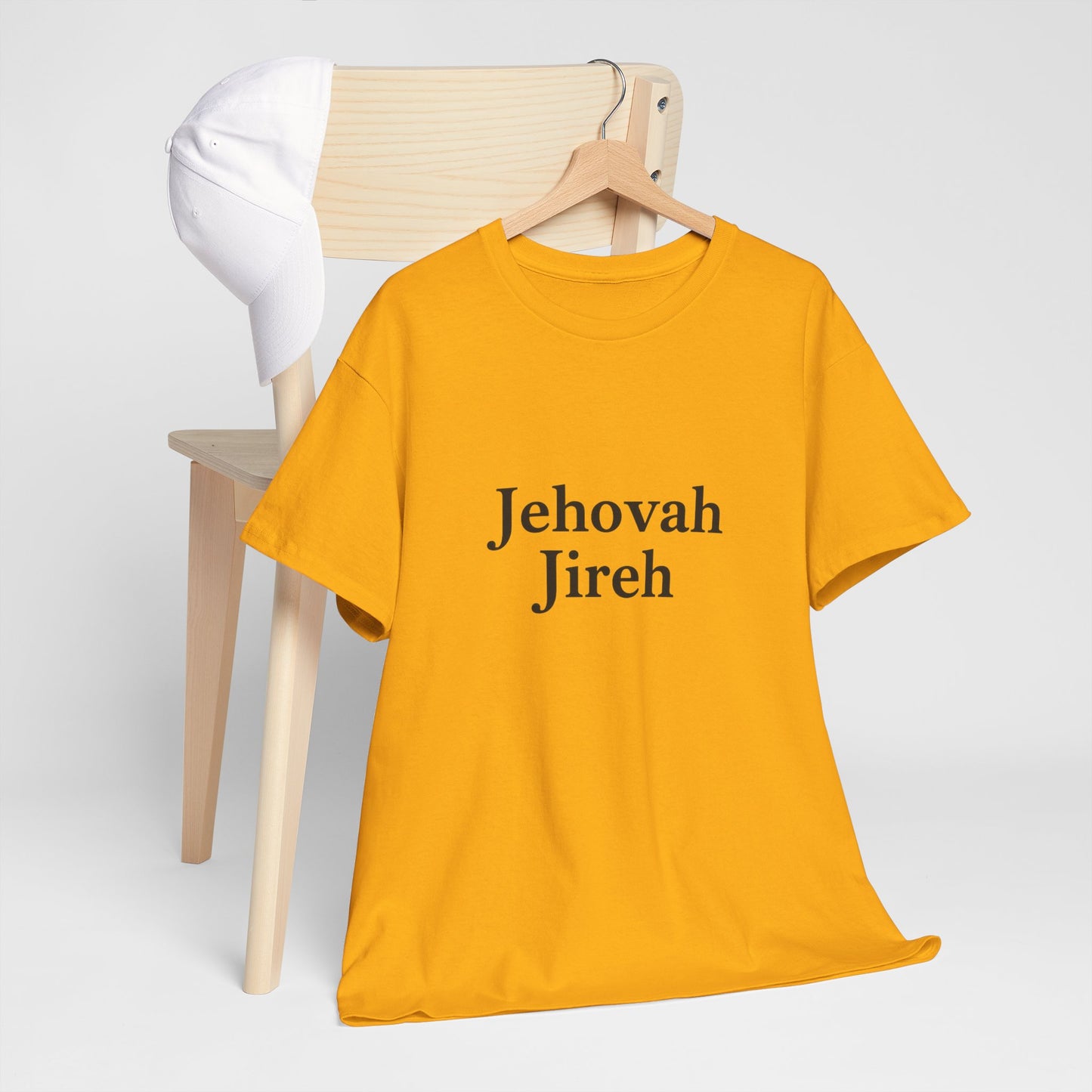 Jehovah Jireh Unisex Heavy Cotton Tee, Inspirational T-Shirt, Faith-Based Apparel, Christian Gift, Everyday Wear