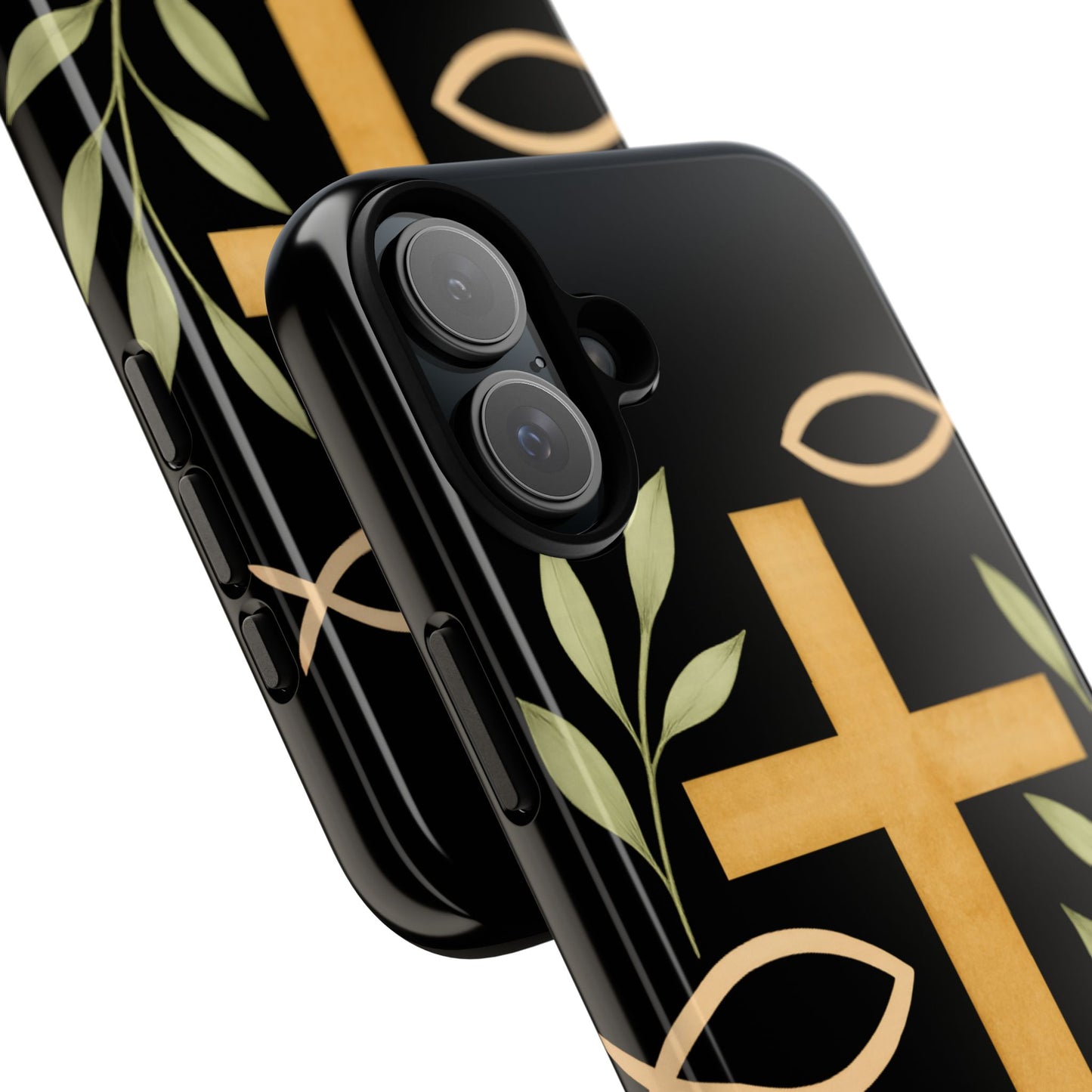 Christian Faith Phone Case with Floral Design