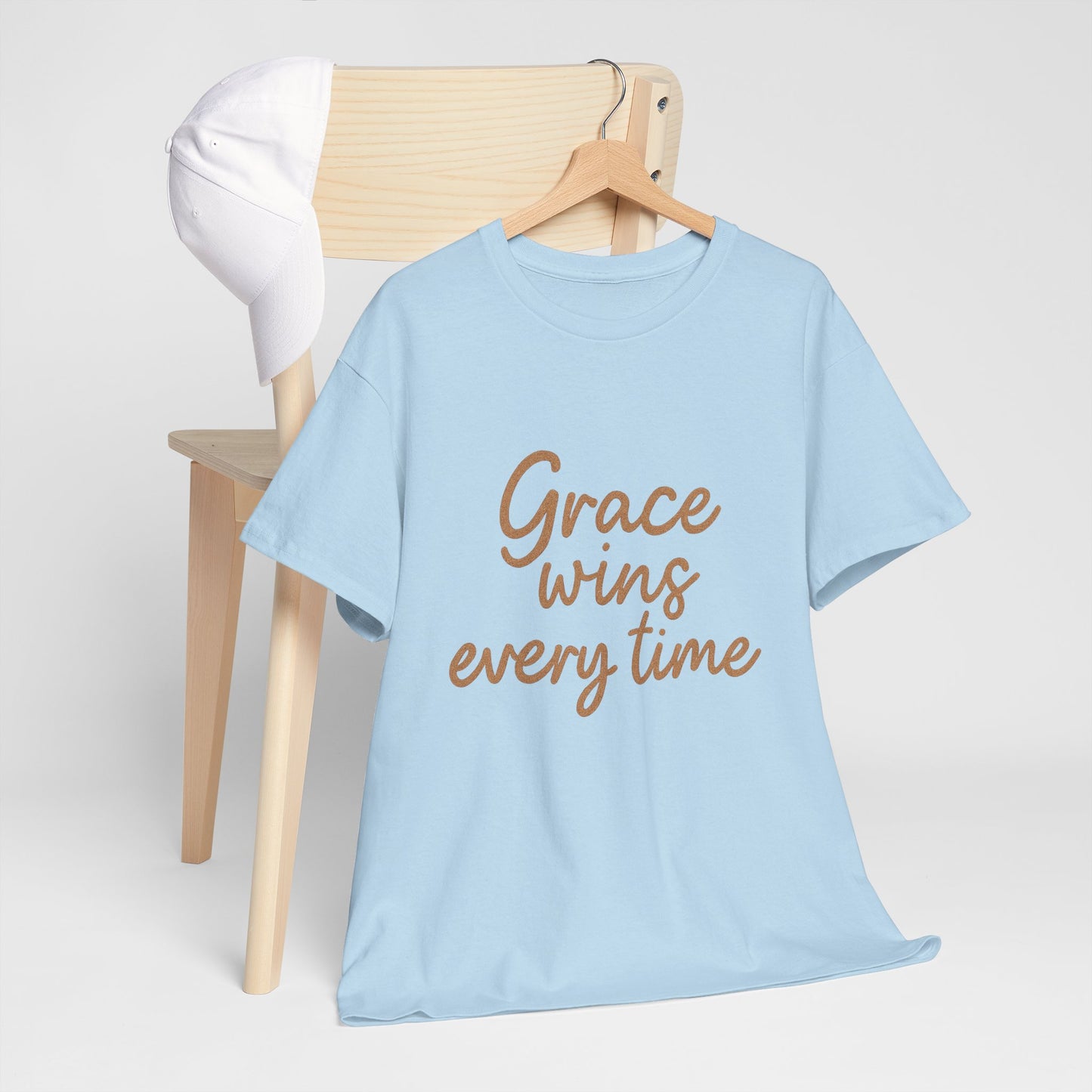 Grace Wins Every Time T-Shirt – Inspirational Christian Unisex Tee