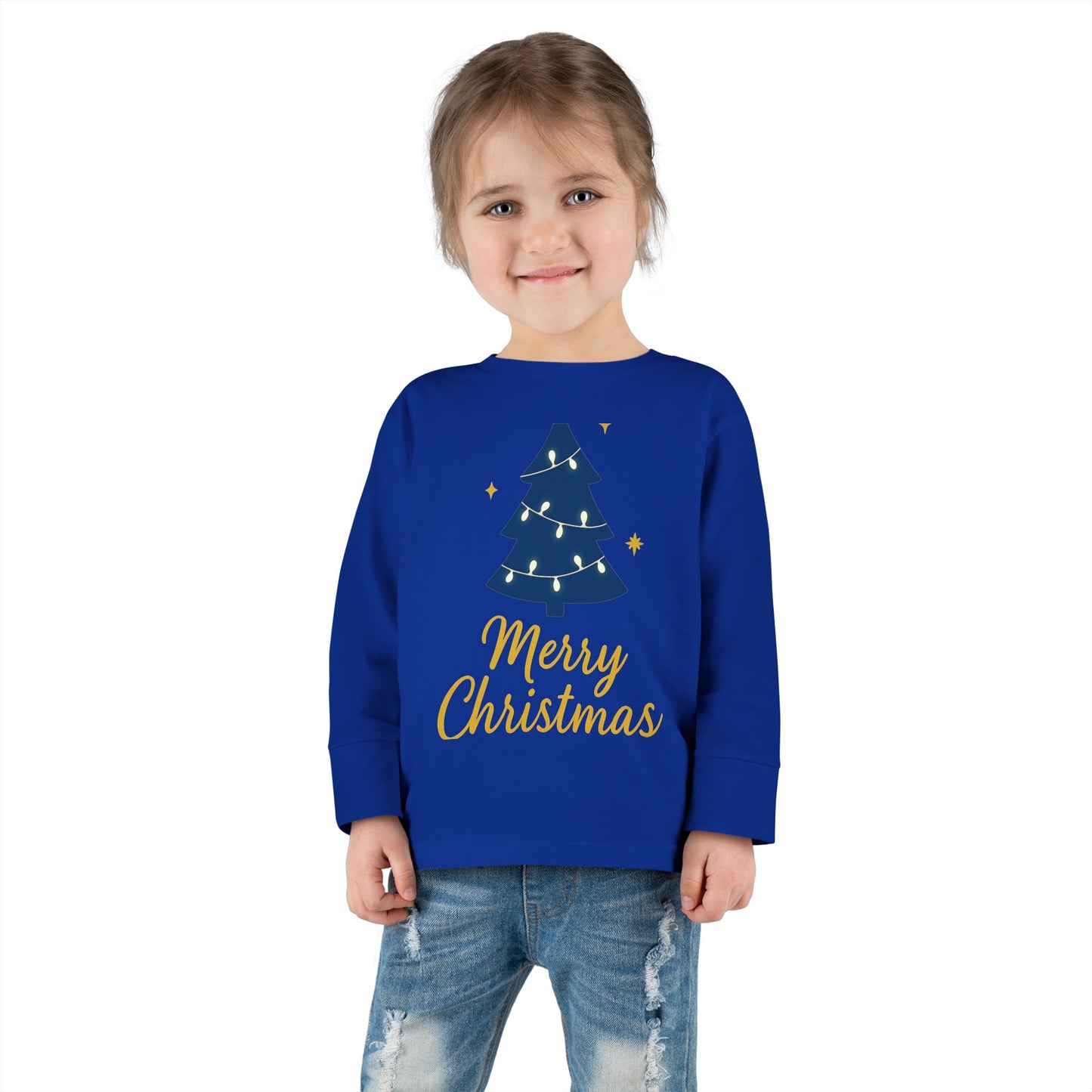 Merry Christmas Toddler Long Sleeve Tee