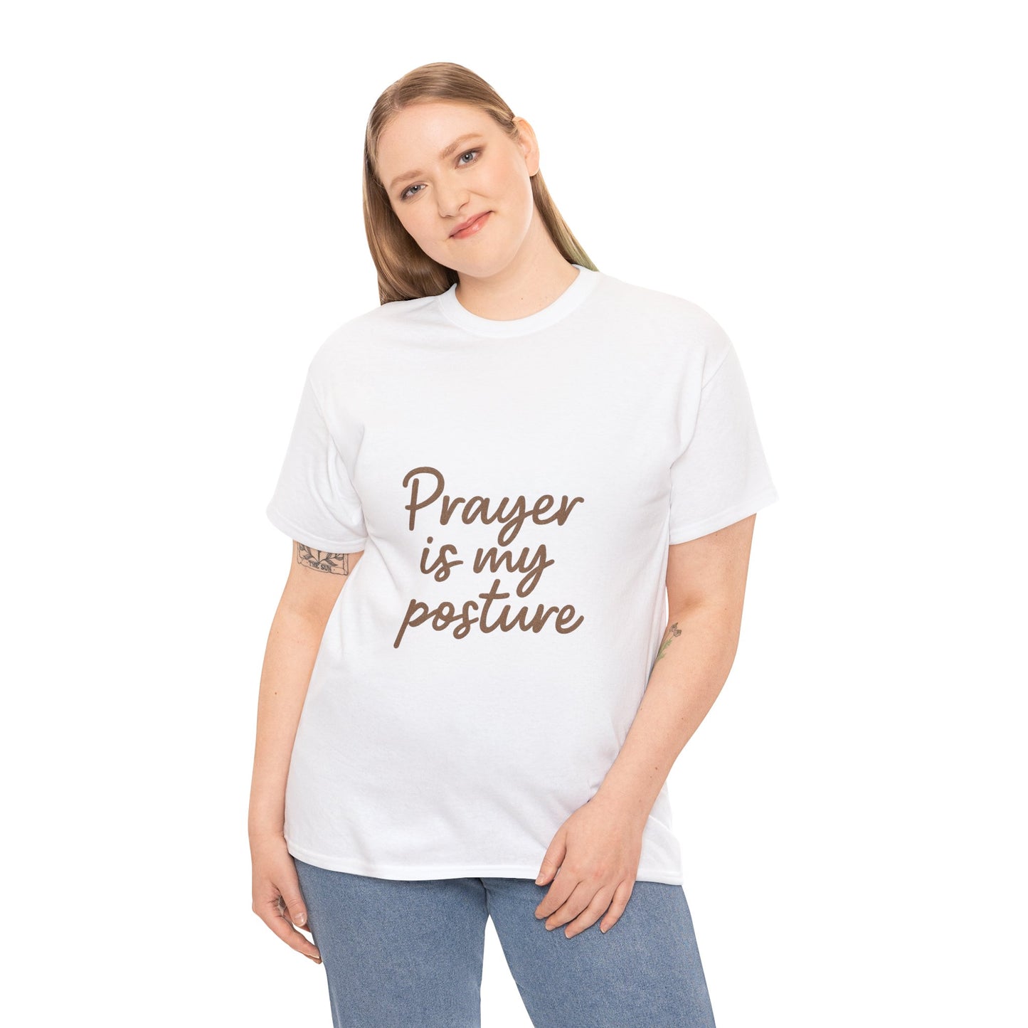 Prayer Is My Posture T-Shirt – Faith-Inspired Christian Unisex Tee