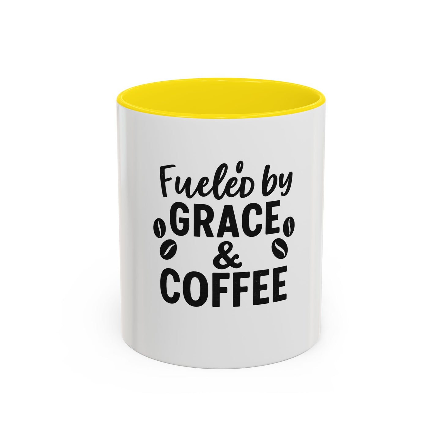 Fueled by Grace & Coffee Mug – Faith & Motivation