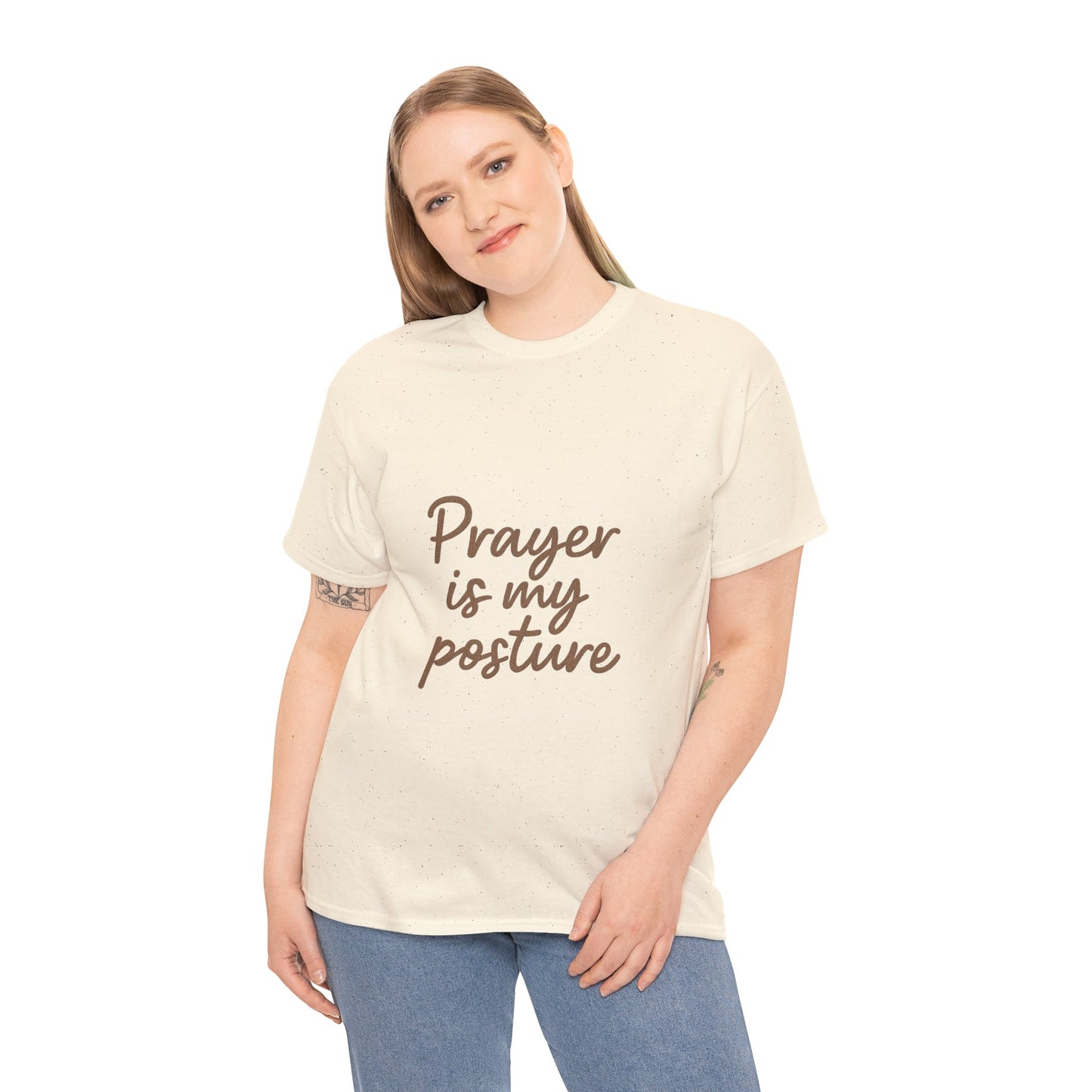 Prayer Is My Posture T-Shirt – Faith-Inspired Christian Unisex Tee