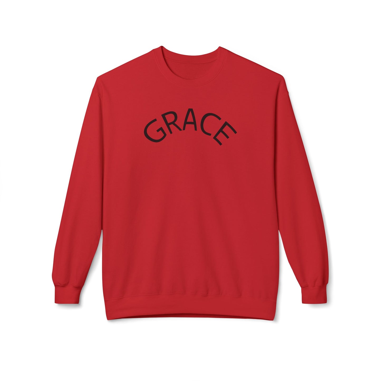 Grace Crewneck Sweatshirt, Unisex Fleece Sweater, Cozy Pullover, Inspirational Gift, Casual Style, Perfect for Every Occasion