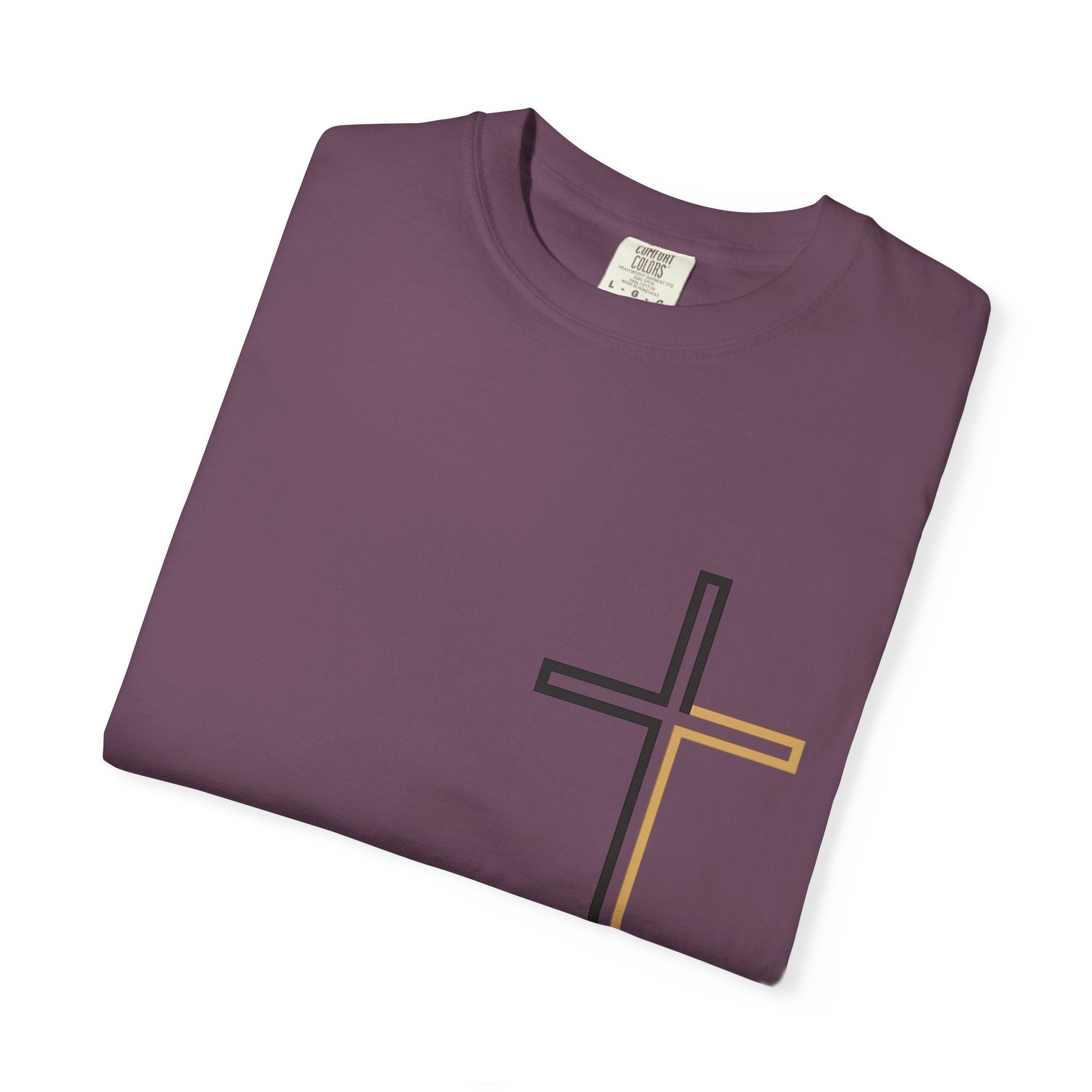 Christian Cross T-Shirt — “There Is Power in the Name of Jesus” Faith Tee | Premium Inspirational Shirt by Lexad Designs