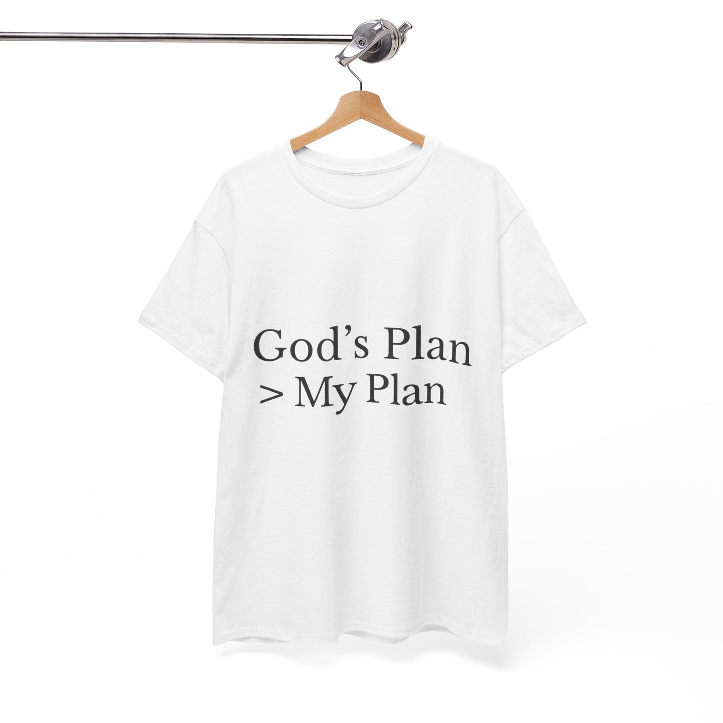God’s Plan > My Plan T-Shirt – Christian Faith Unisex Tee